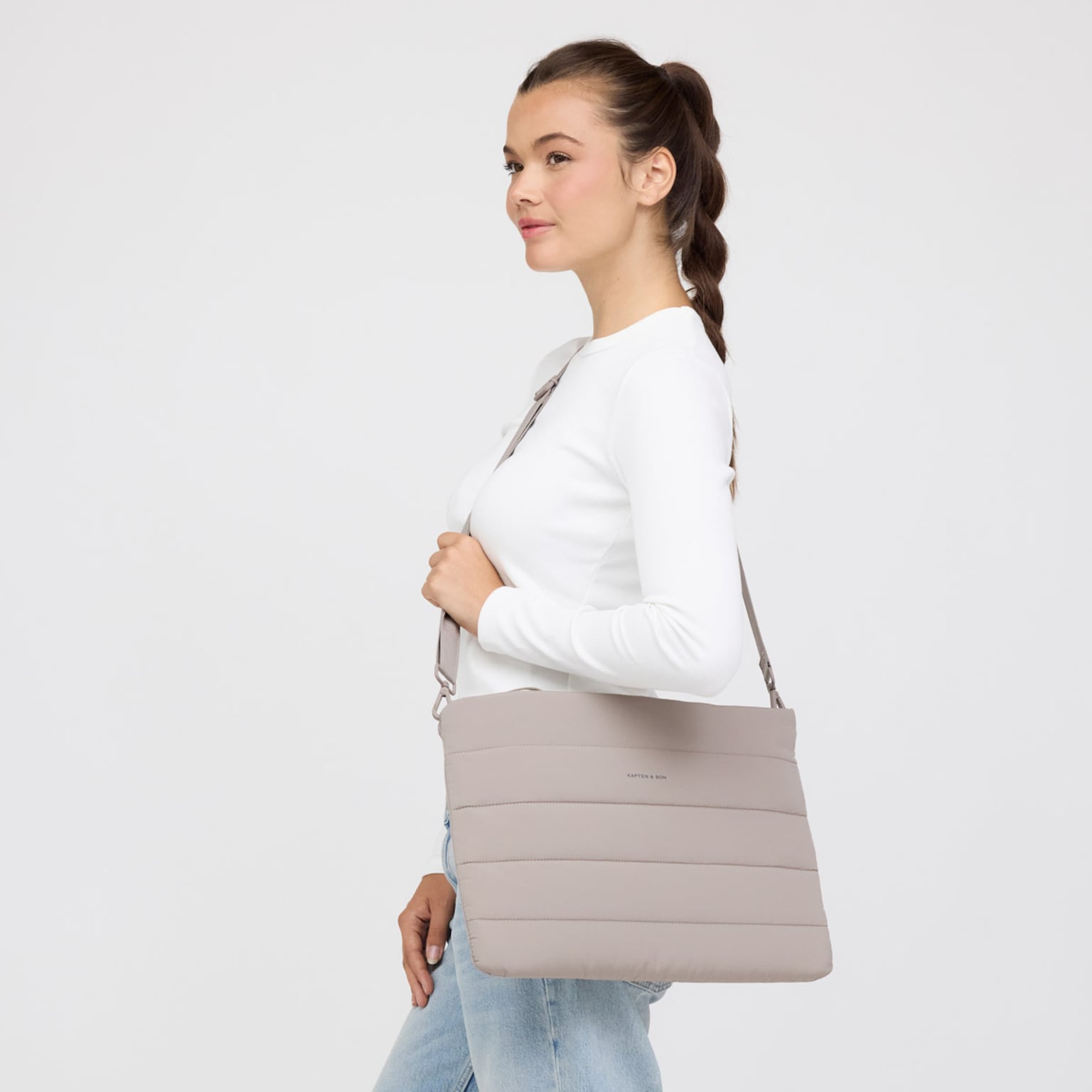Ava Laptop Sleeve, Ava Laptop Sleeve Muted Rose Muted Rose, Image 2 sur 8