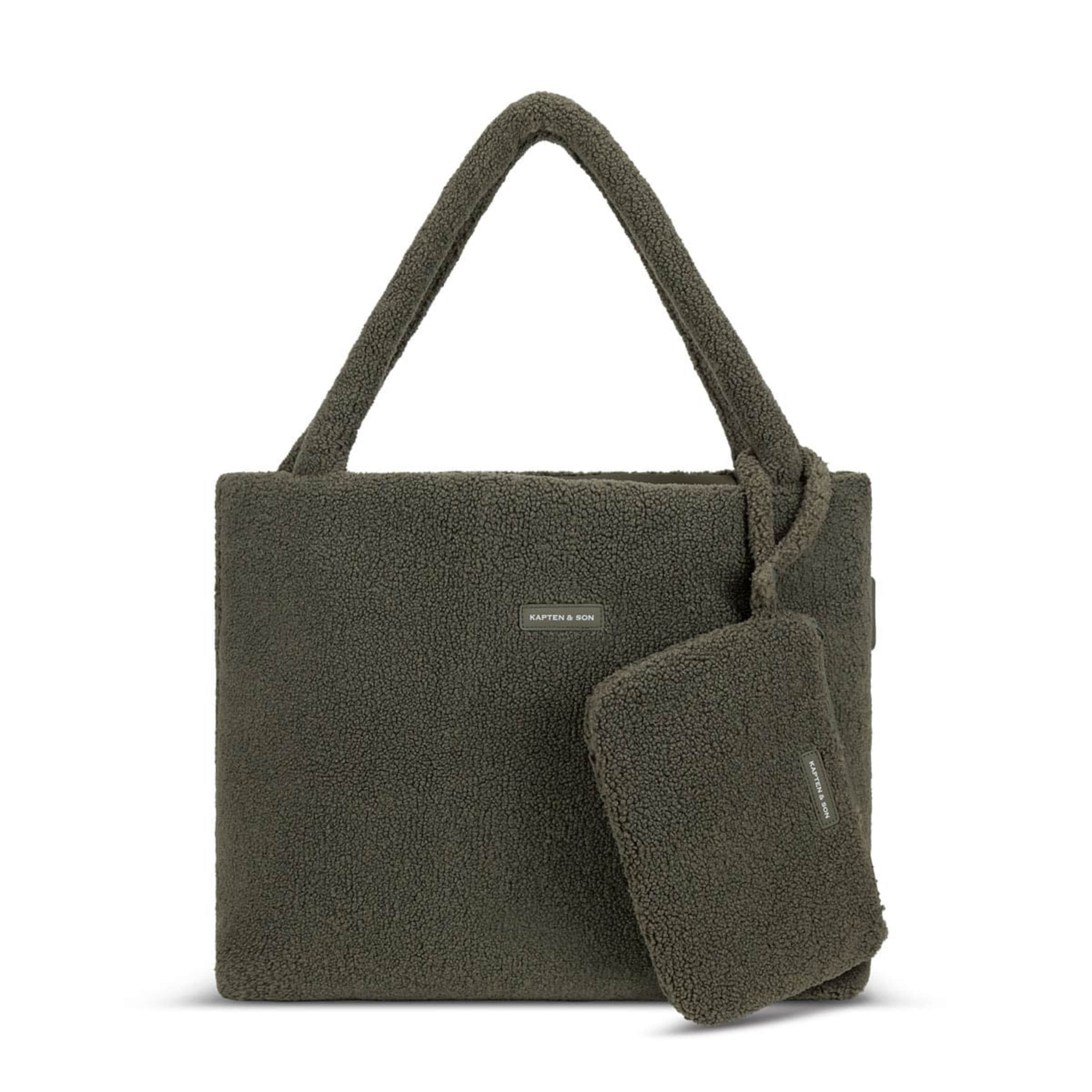 Essentials Pouch Fleece Khaki