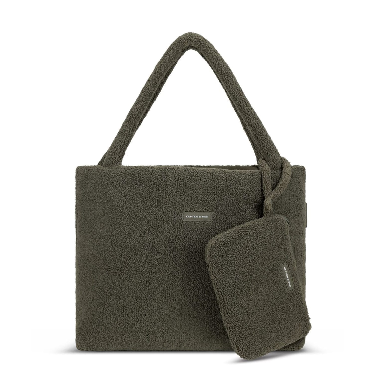Essential Pouch, Essentials Pouch Fleece Khaki Khaki, Bild 4 von 5