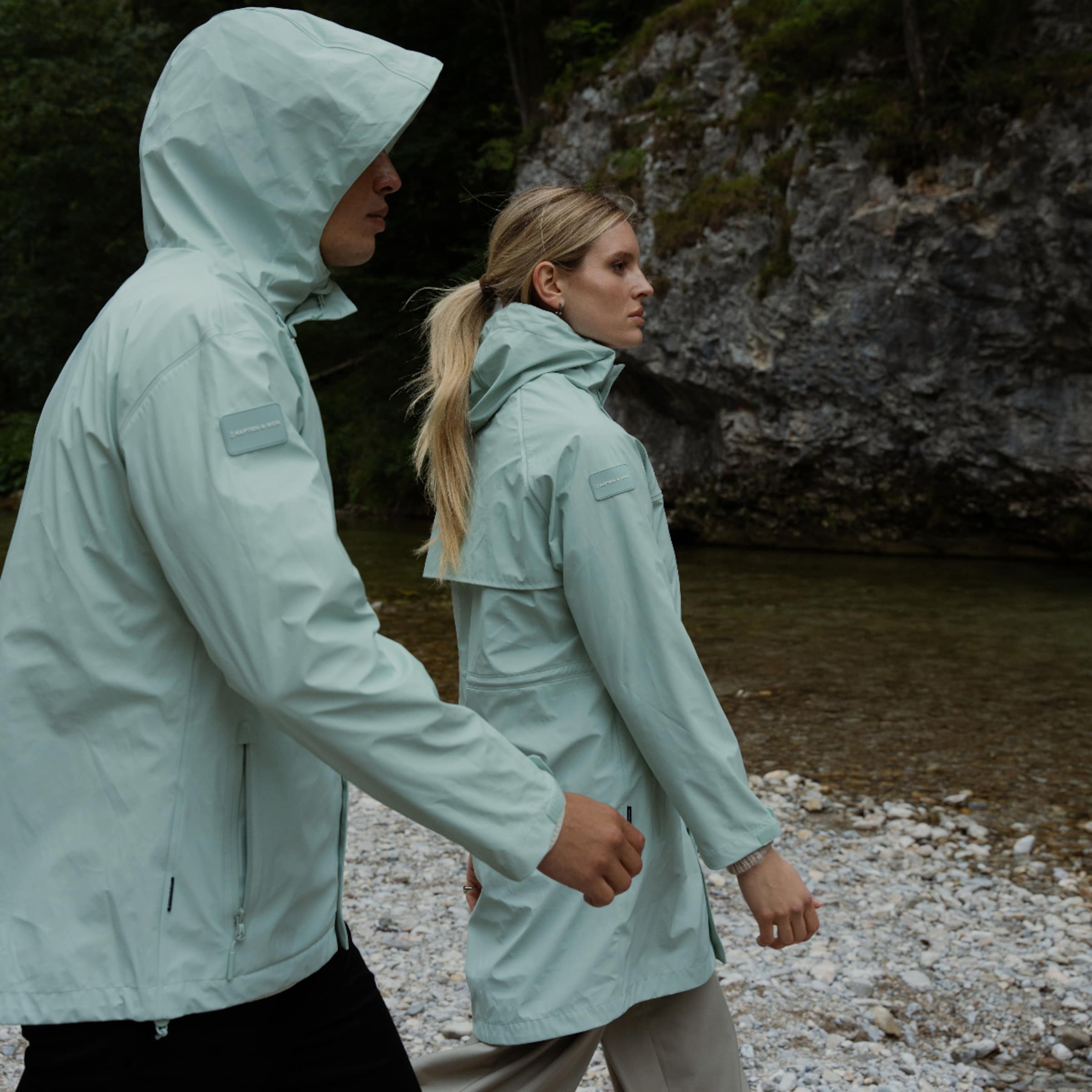 kate spade hooded raincoat