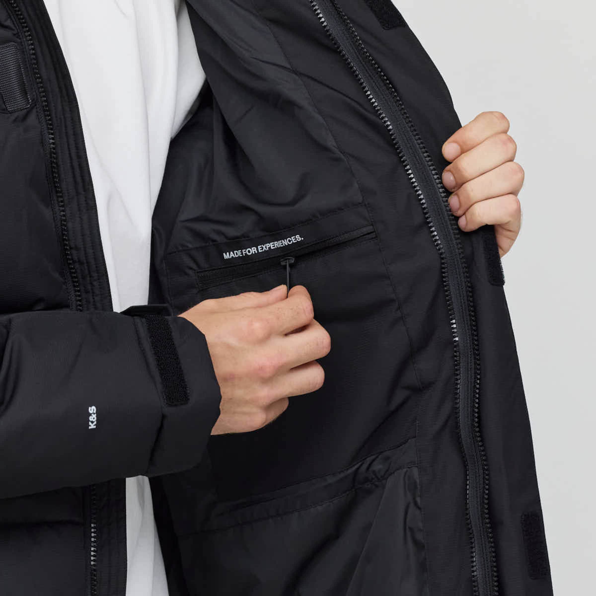 Winter Puffer Jacket All Black