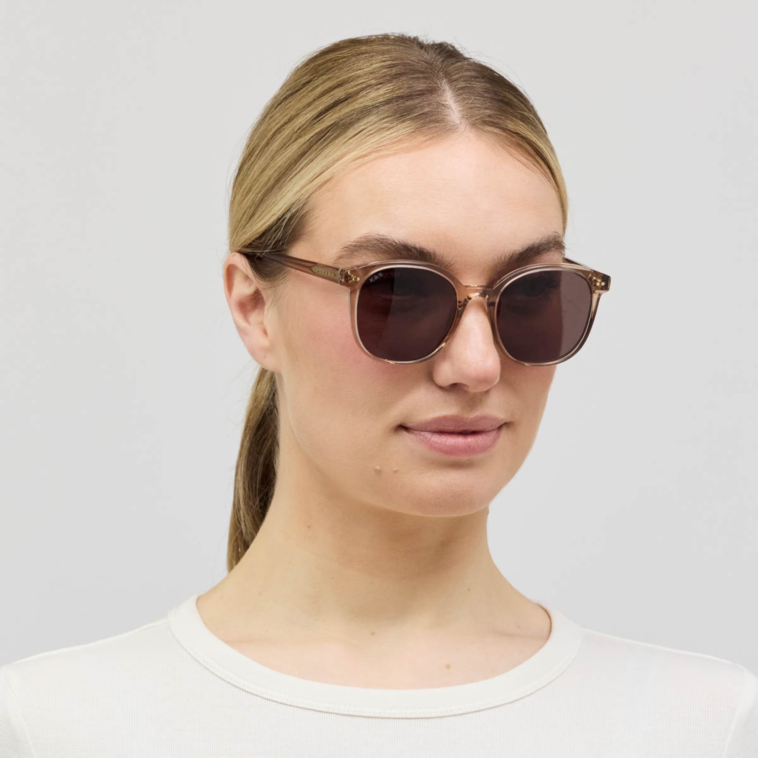 Nairobi Small, Nairobi Small Transparent Hazel Brown, Nude, Afbeelding 2 van 6