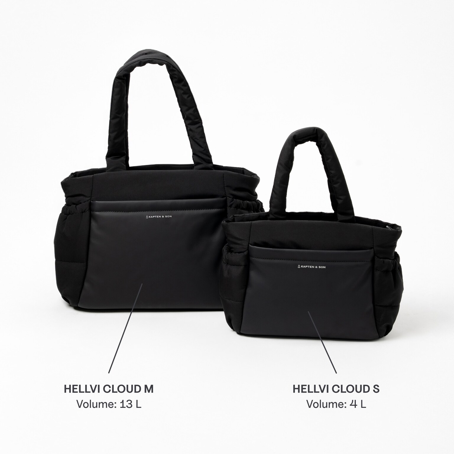 Hellvi Cloud Small, Hellvi Cloud Small All Black, Zwart, Afbeelding 11 van 12