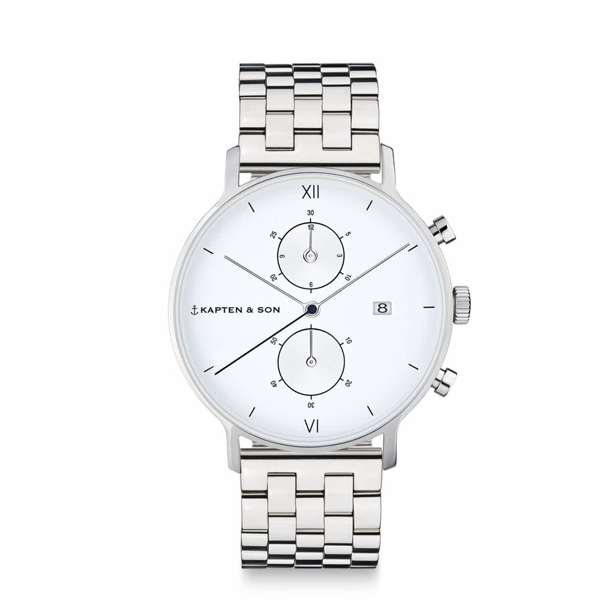 Chrono, Chrono Silver Steel, Zilver, Afbeelding 1 van 7