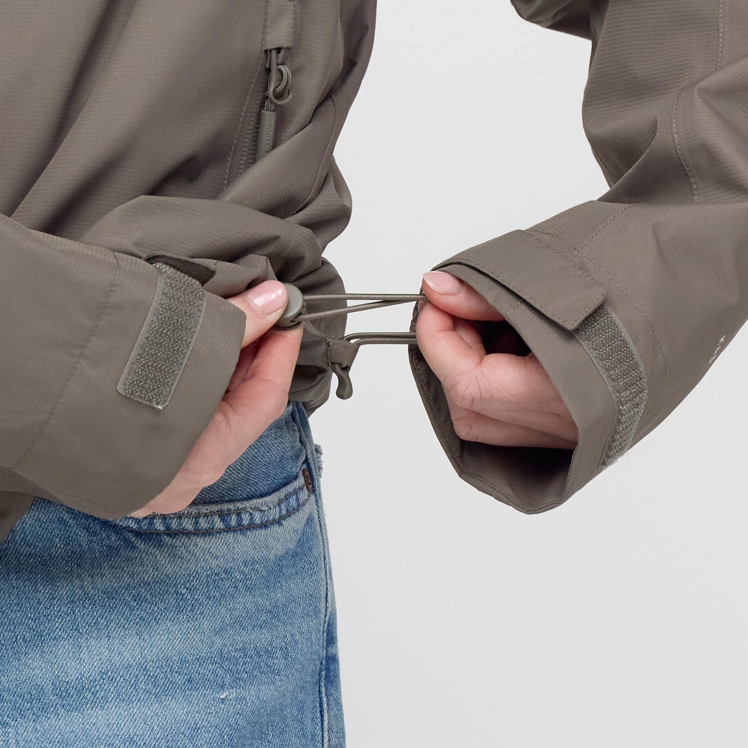 Puffer 3in1 Rain Jacket Taupe