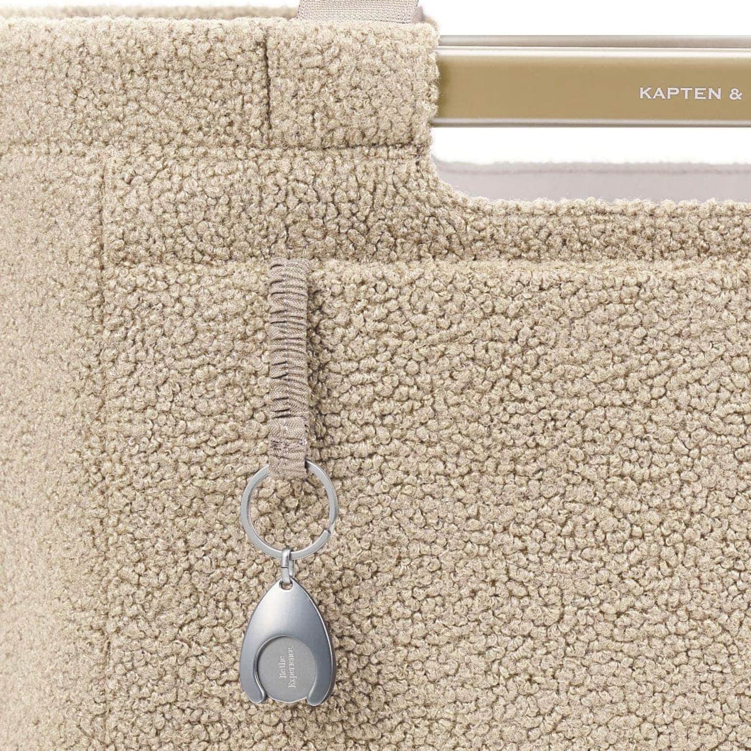 Vaasa Shopping Basket, Vaasa Shopping Basket Fleece Sandstone Sandstone, Bild 7 von 9