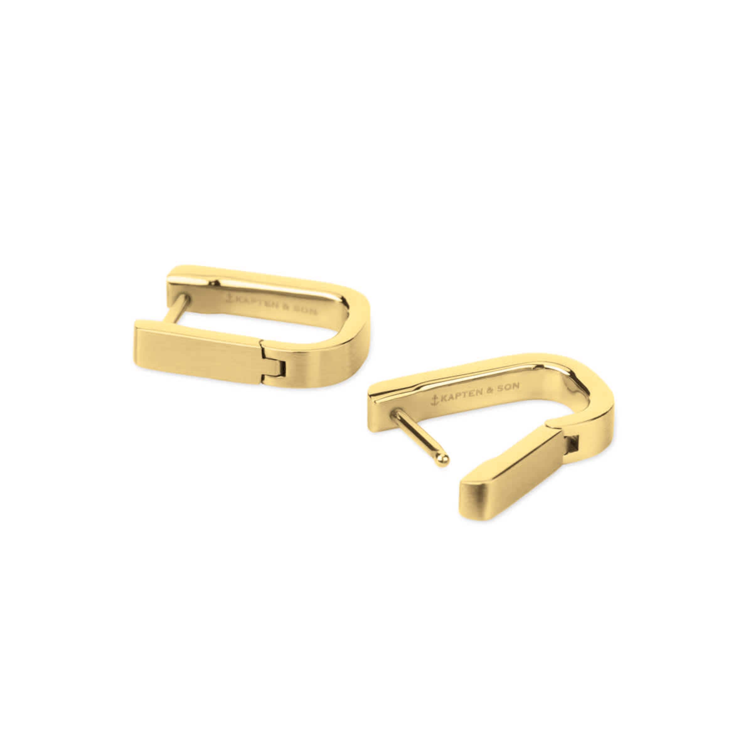 Earring Bold Hoop Gold