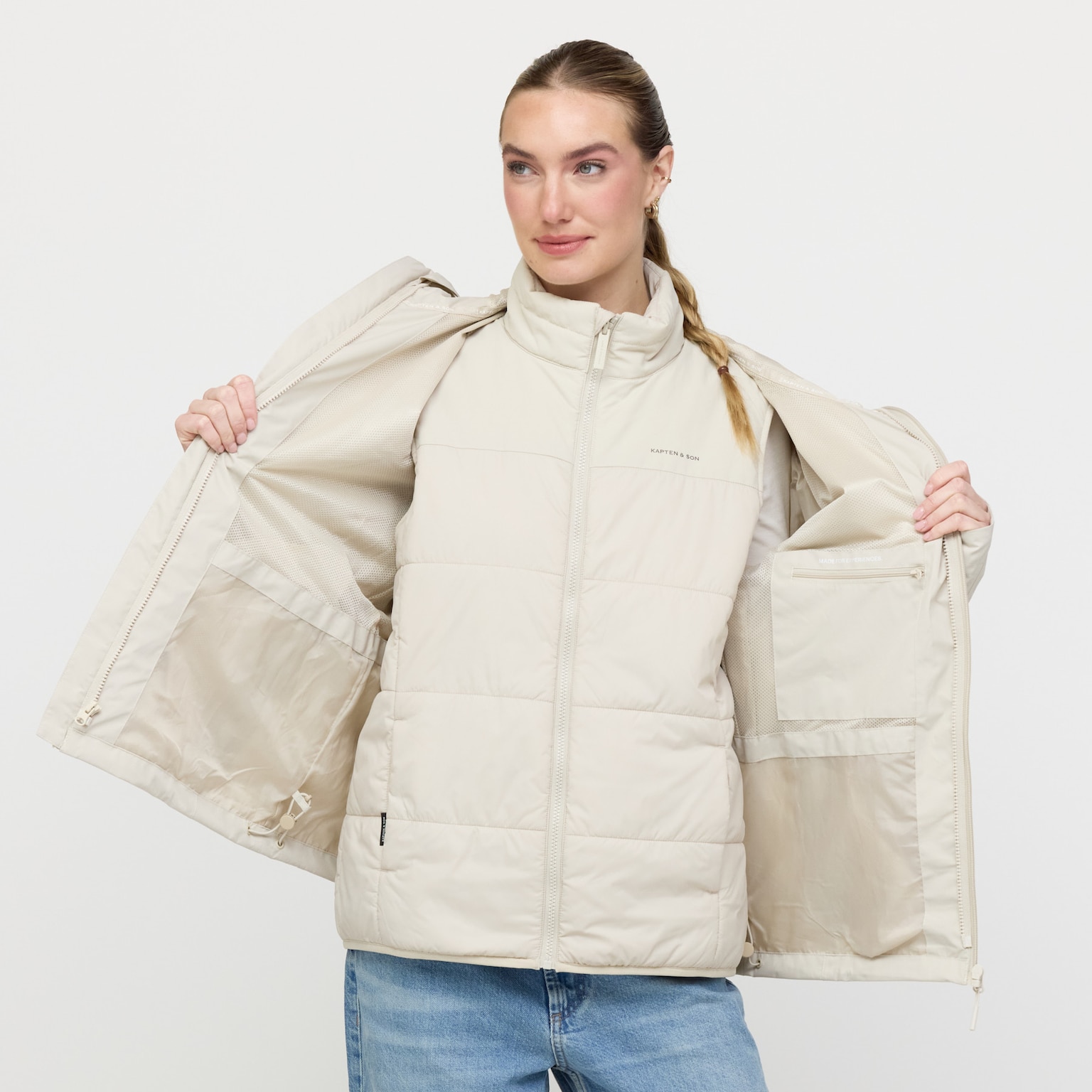 Light Puffer Vest, Light Puffer Vest Sandstone, Sandstone, Afbeelding 7 van 8