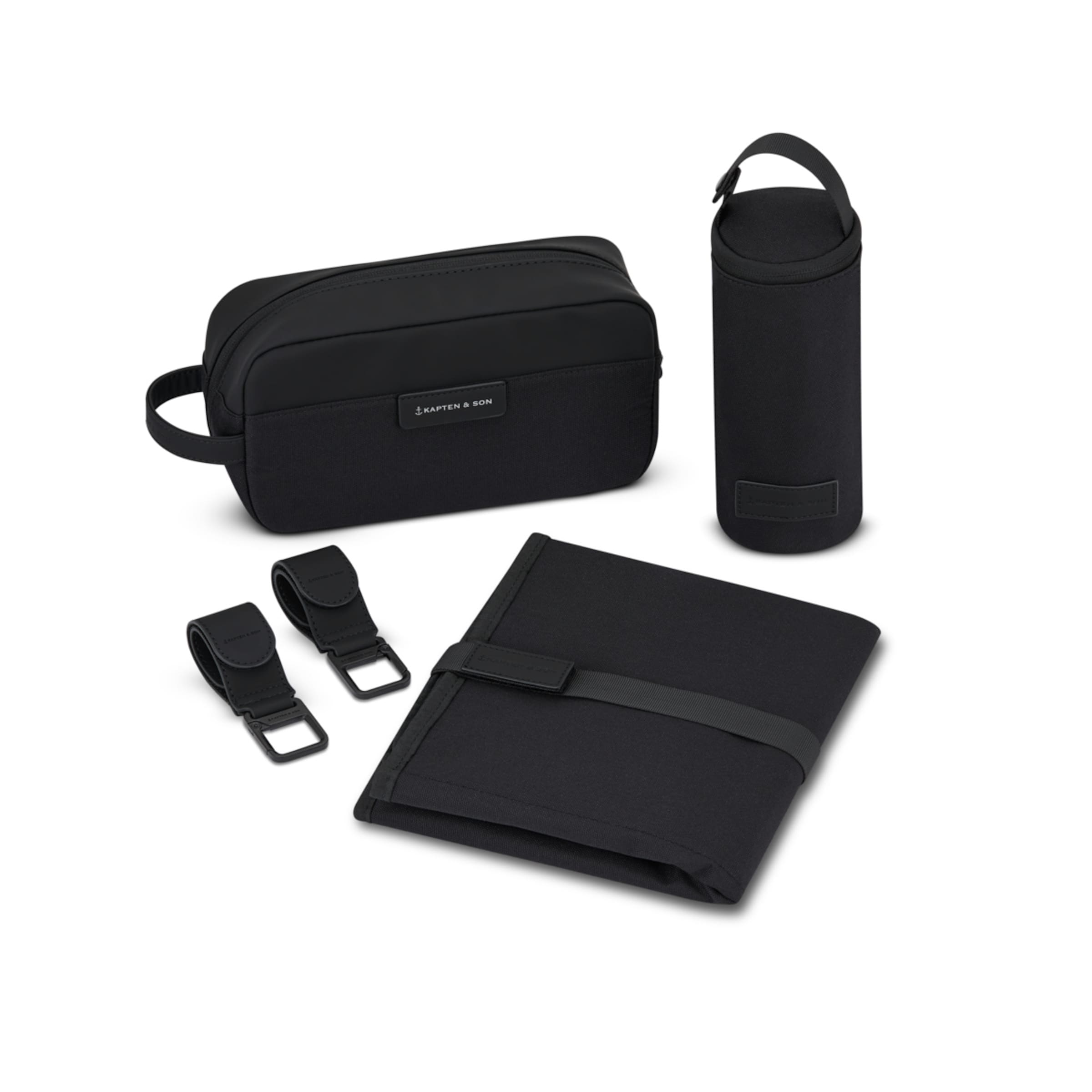 Lindby Pro Diaper Backpack Set All Black