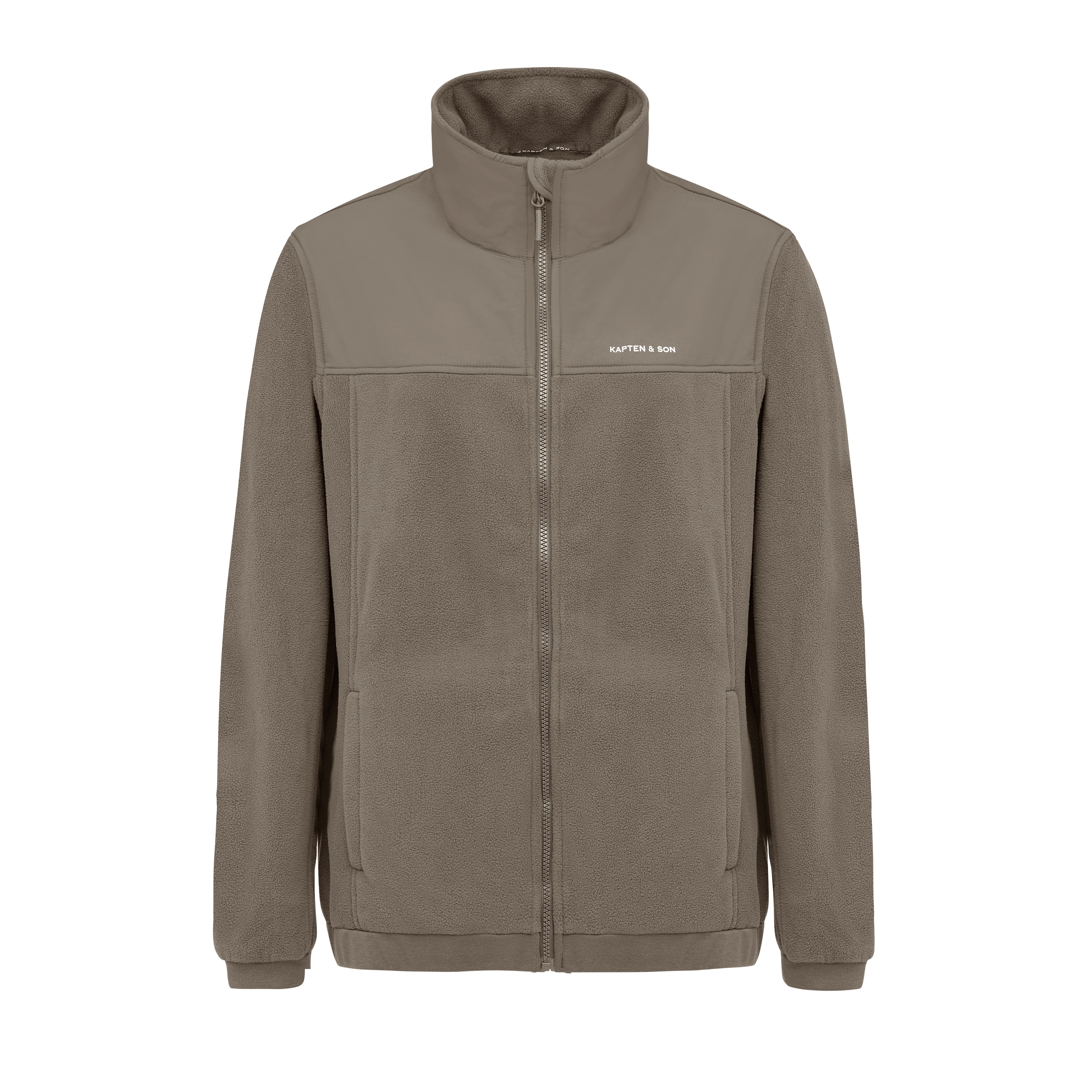 Nicht ausgewählt, Light Fleece Jacket, Light Fleece Jacket Taupe Taupe
