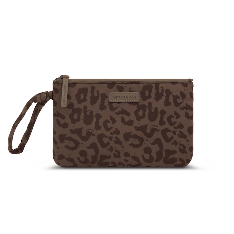 Essential Pouch, Essentials Pouch Leo Dark Brown Braun