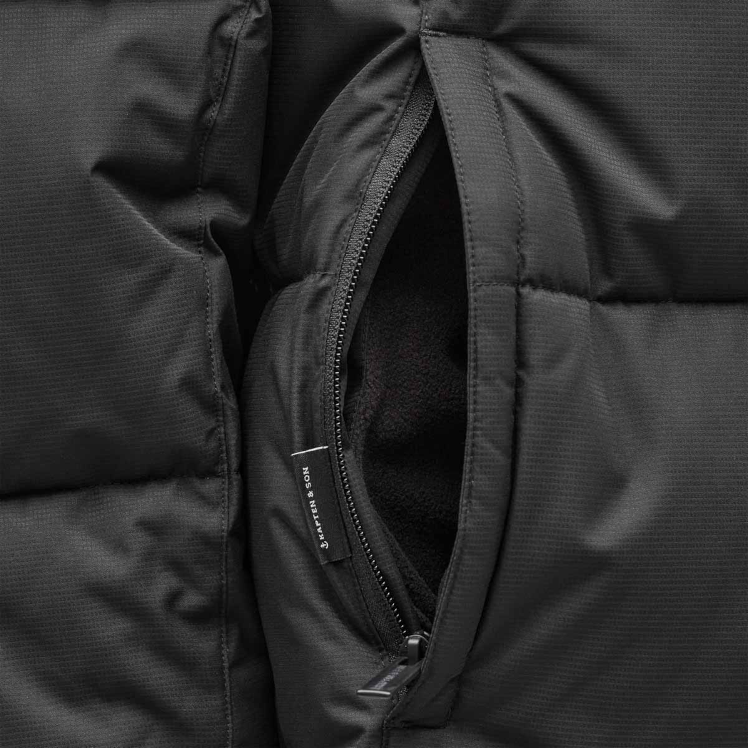 Winter Puffer Jacket All Black