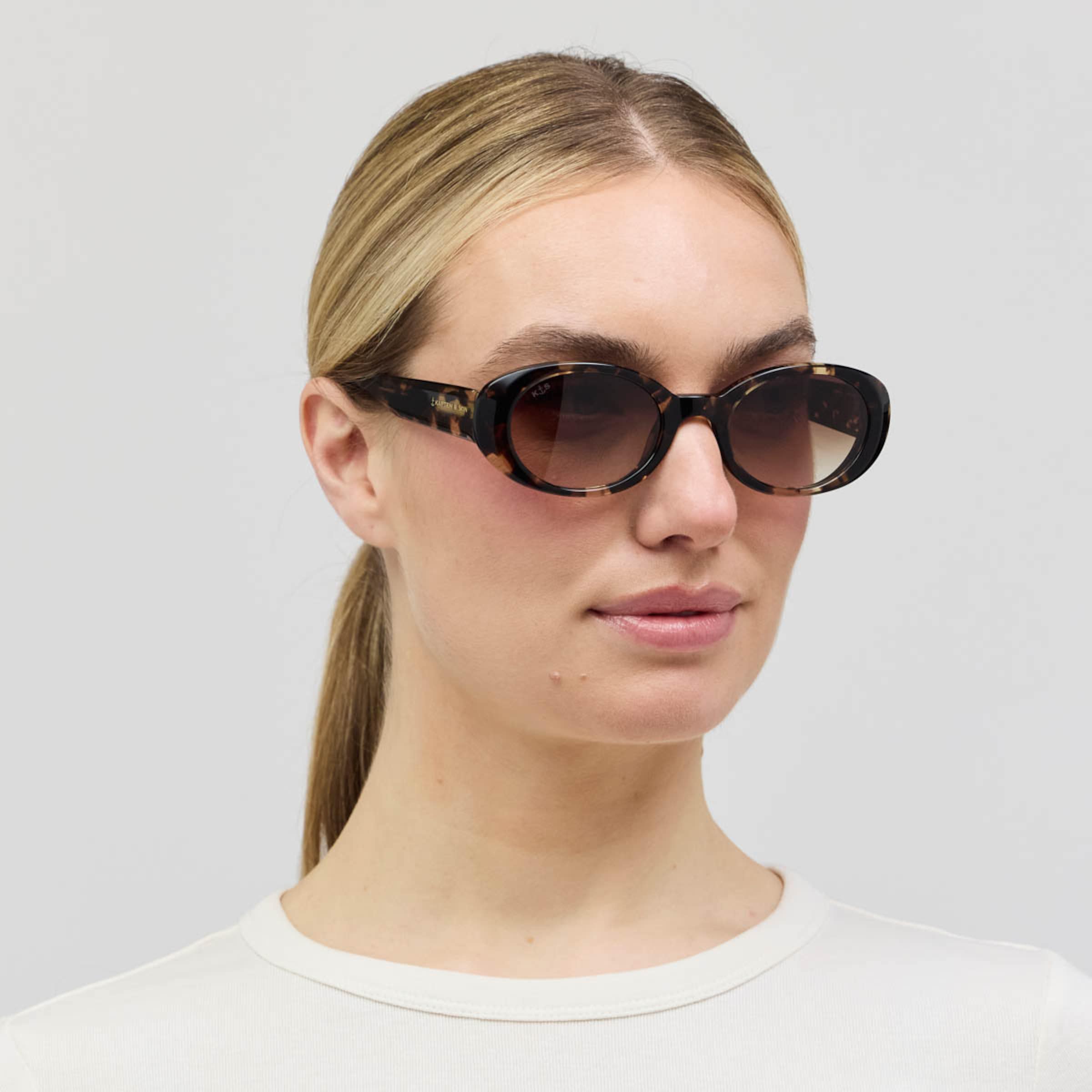 Milan Crystal Tortoise Brown