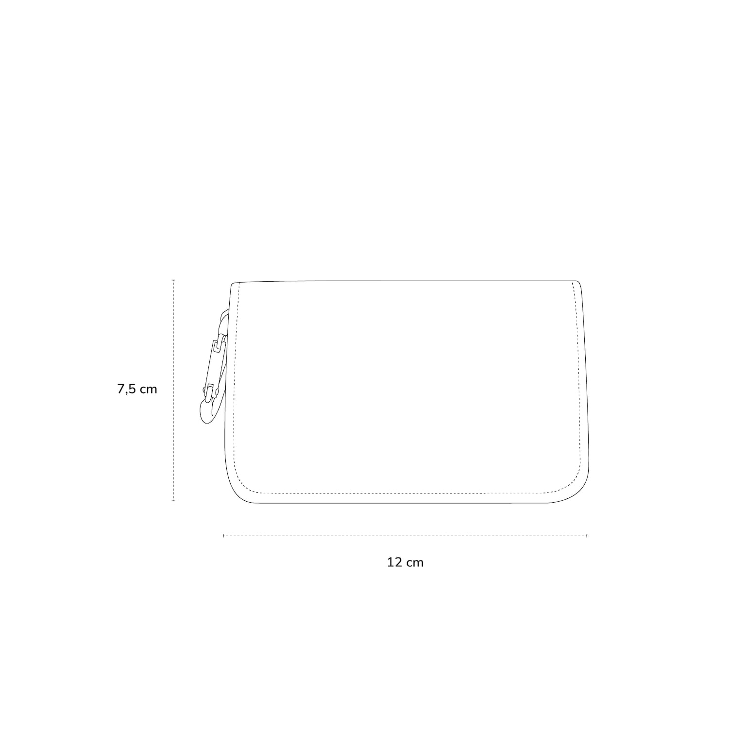 Essential Pouch, Essentials Pouch Fleece Khaki Khaki, Bild 5 von 5