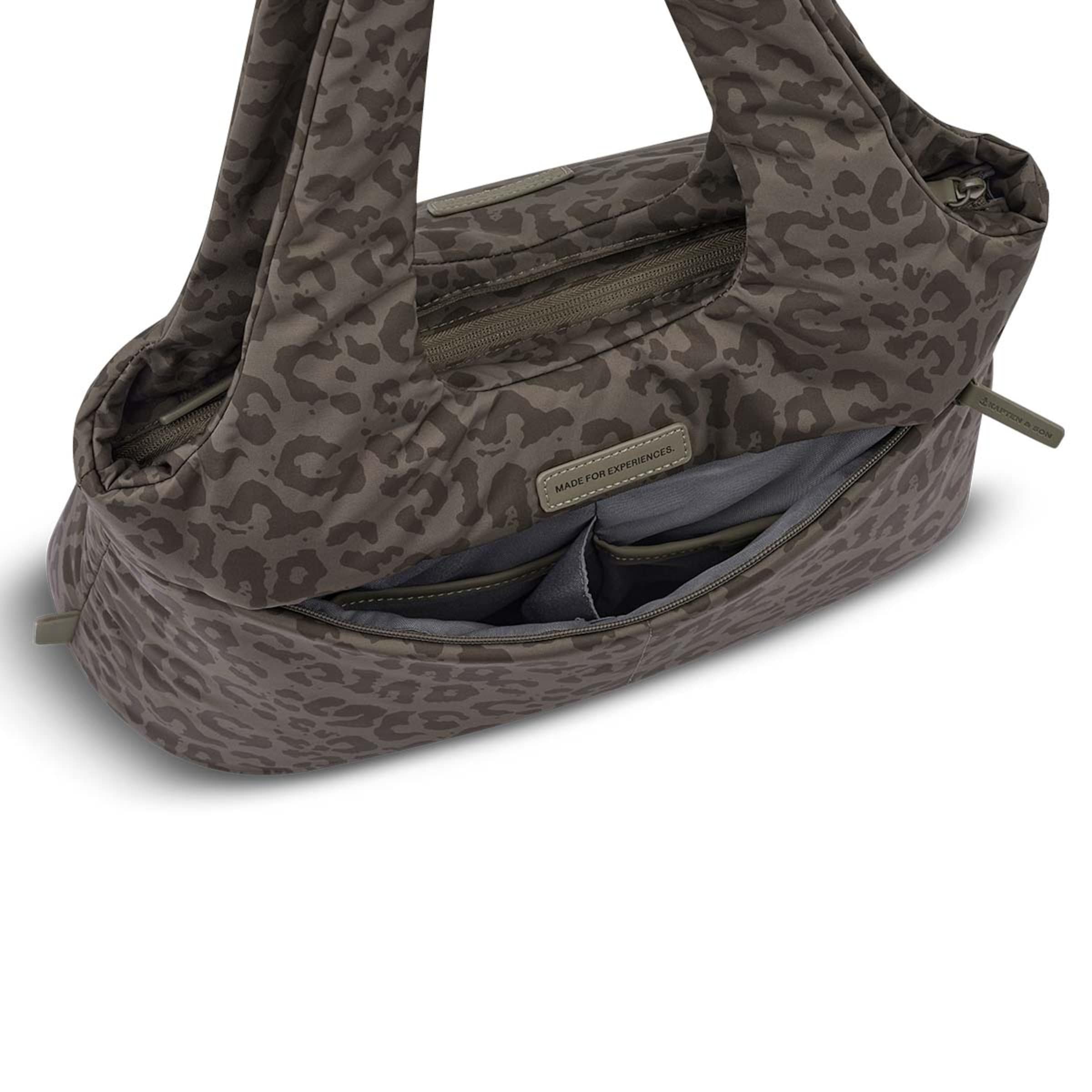 Skara Cloud Shopper Leo Dark Brown