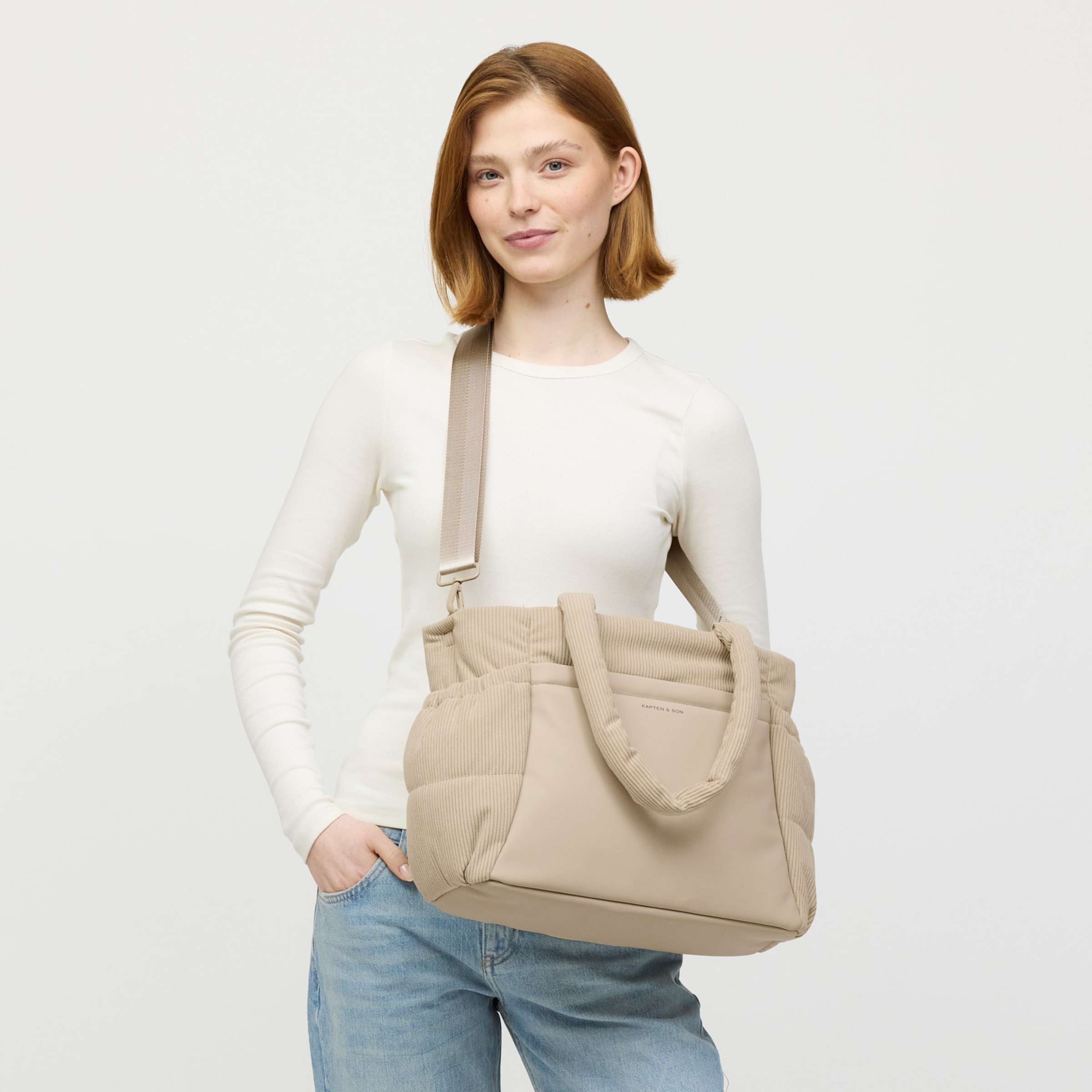 Hellvi Cloud Medium Cord Dusty Sand