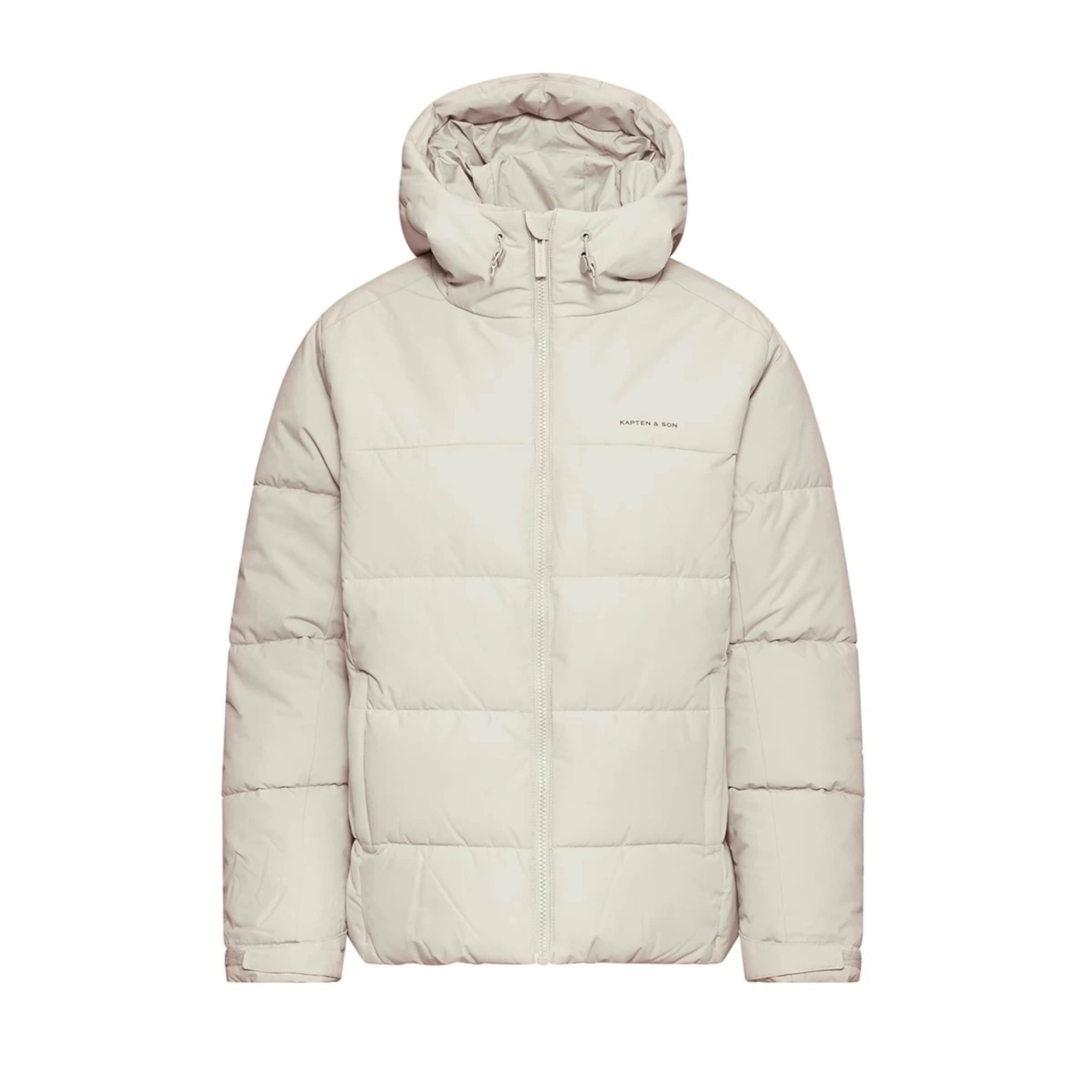 Short Winter Puffer Jacket Sandstone