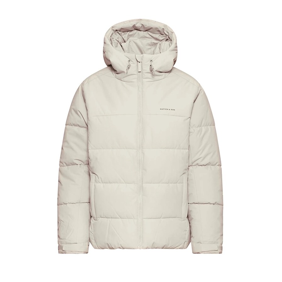 Short Winter Puffer Jacket, Short Winter Puffer Jacket Sandstone Sandstone, Bild 1 von 8