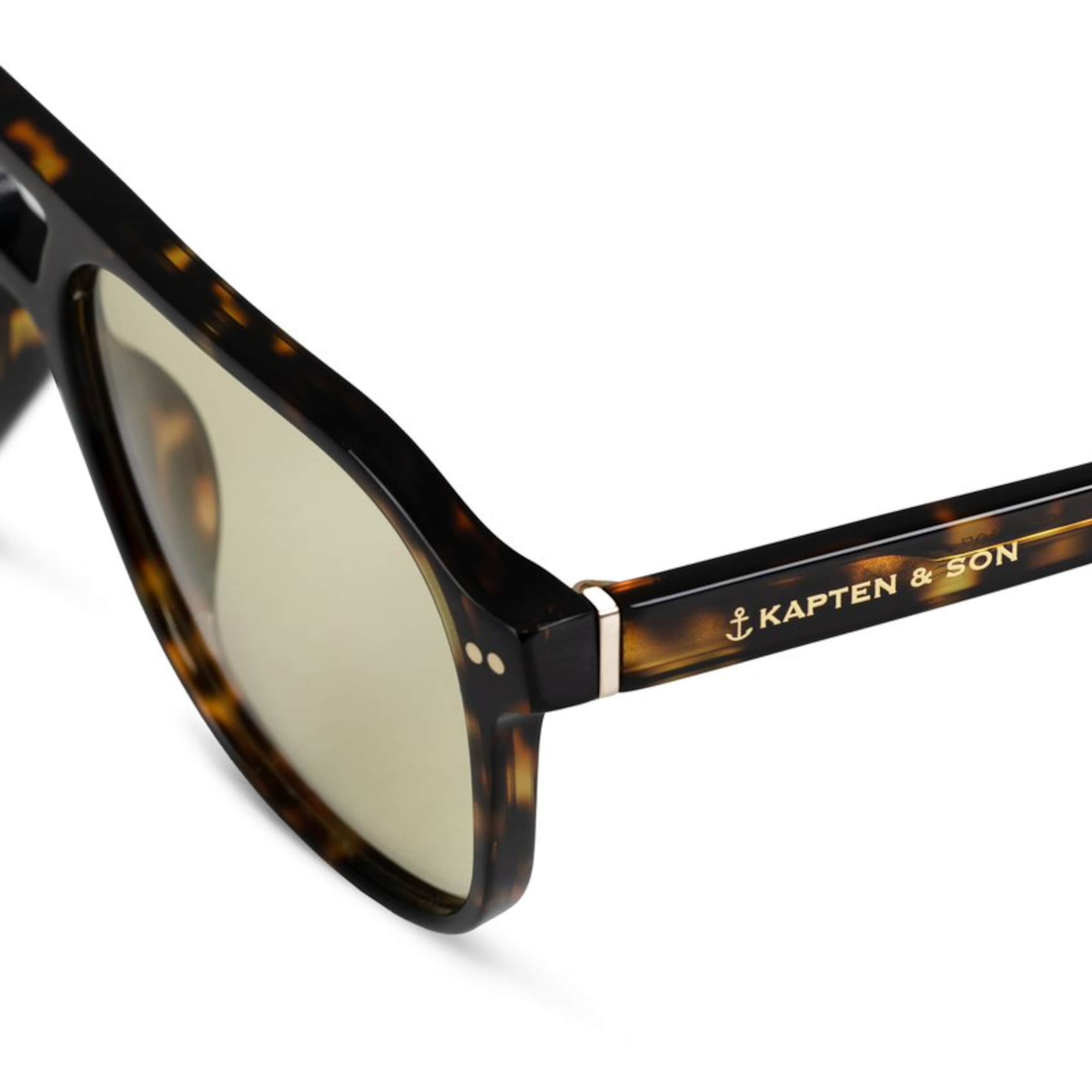 Zurich Oversize Dark Tortoise Green