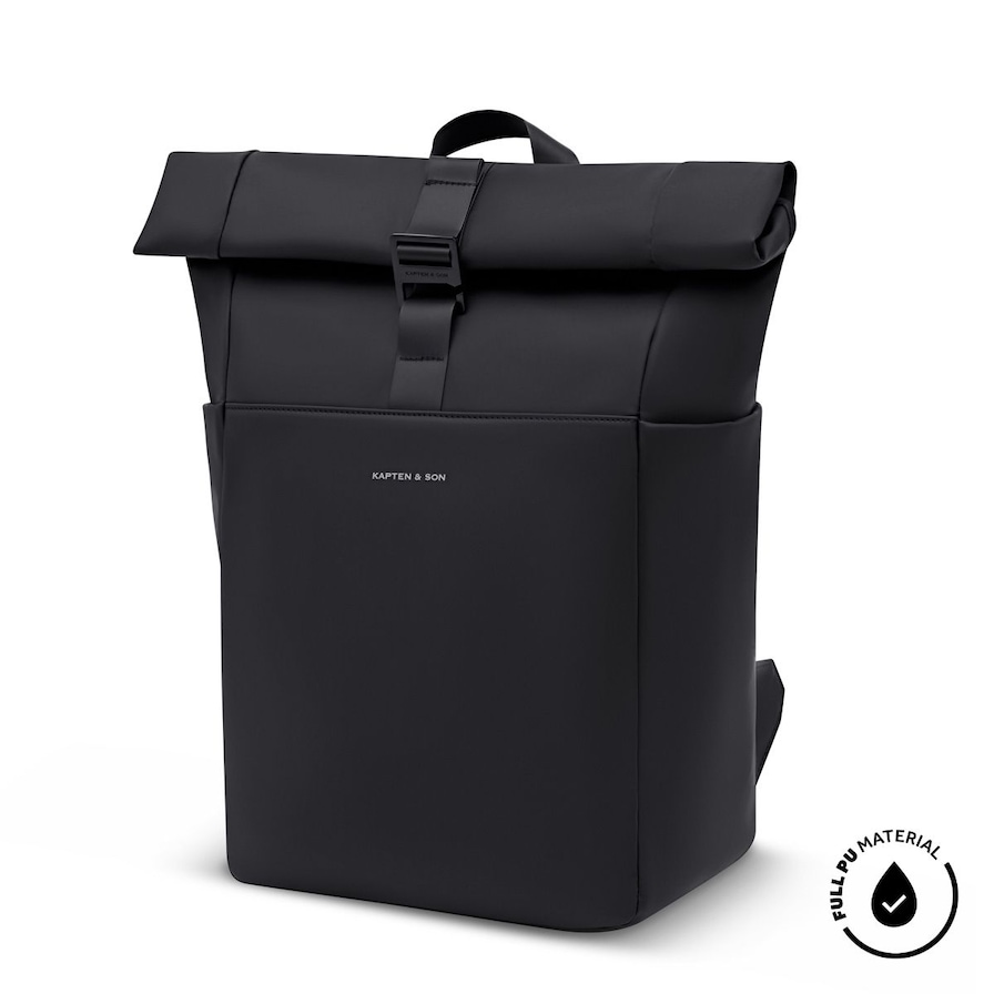 Lund, Lund Sleek Full PU All Black, Zwart, Afbeelding 1 van 9
