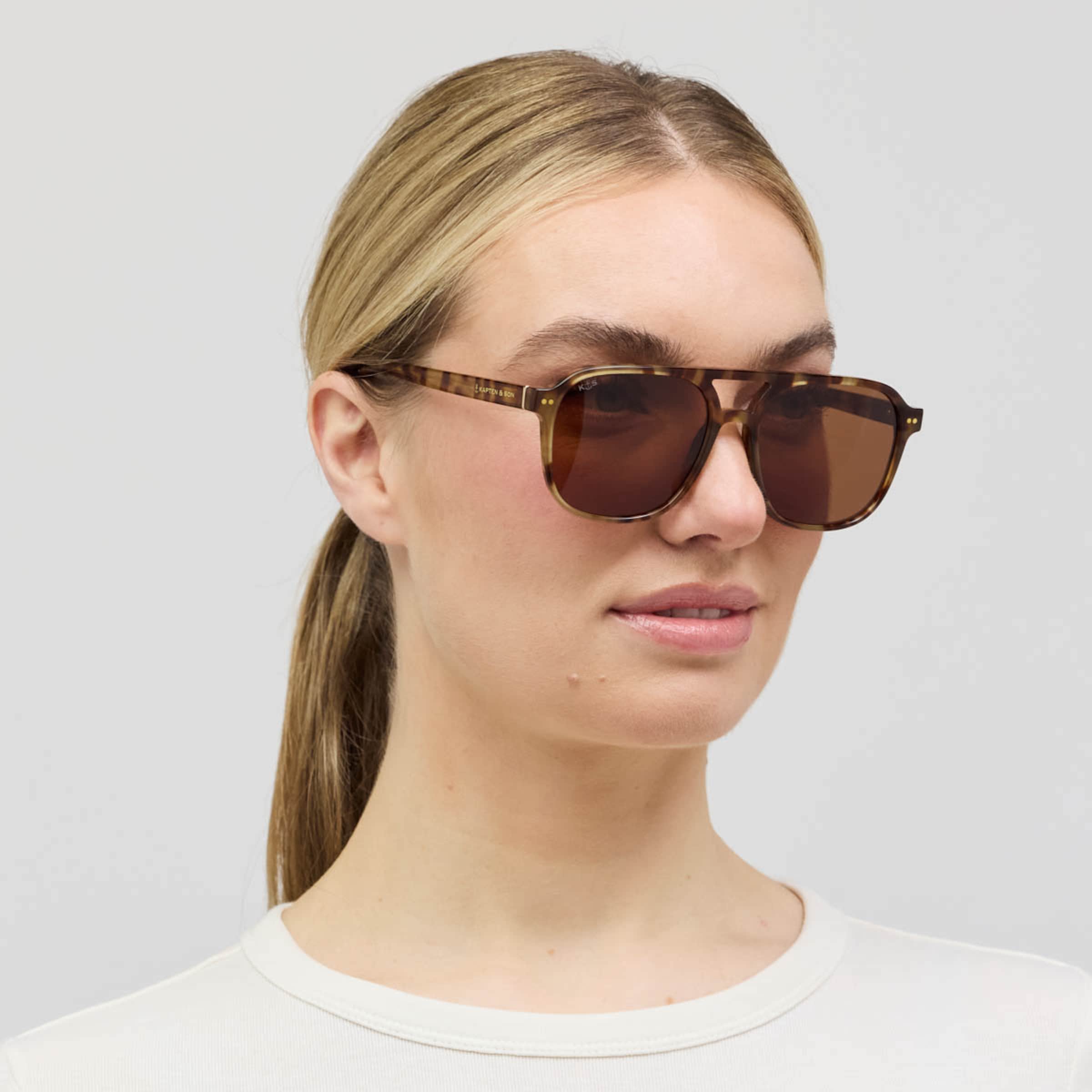 Zurich Oversize Havana Tortoise Brown