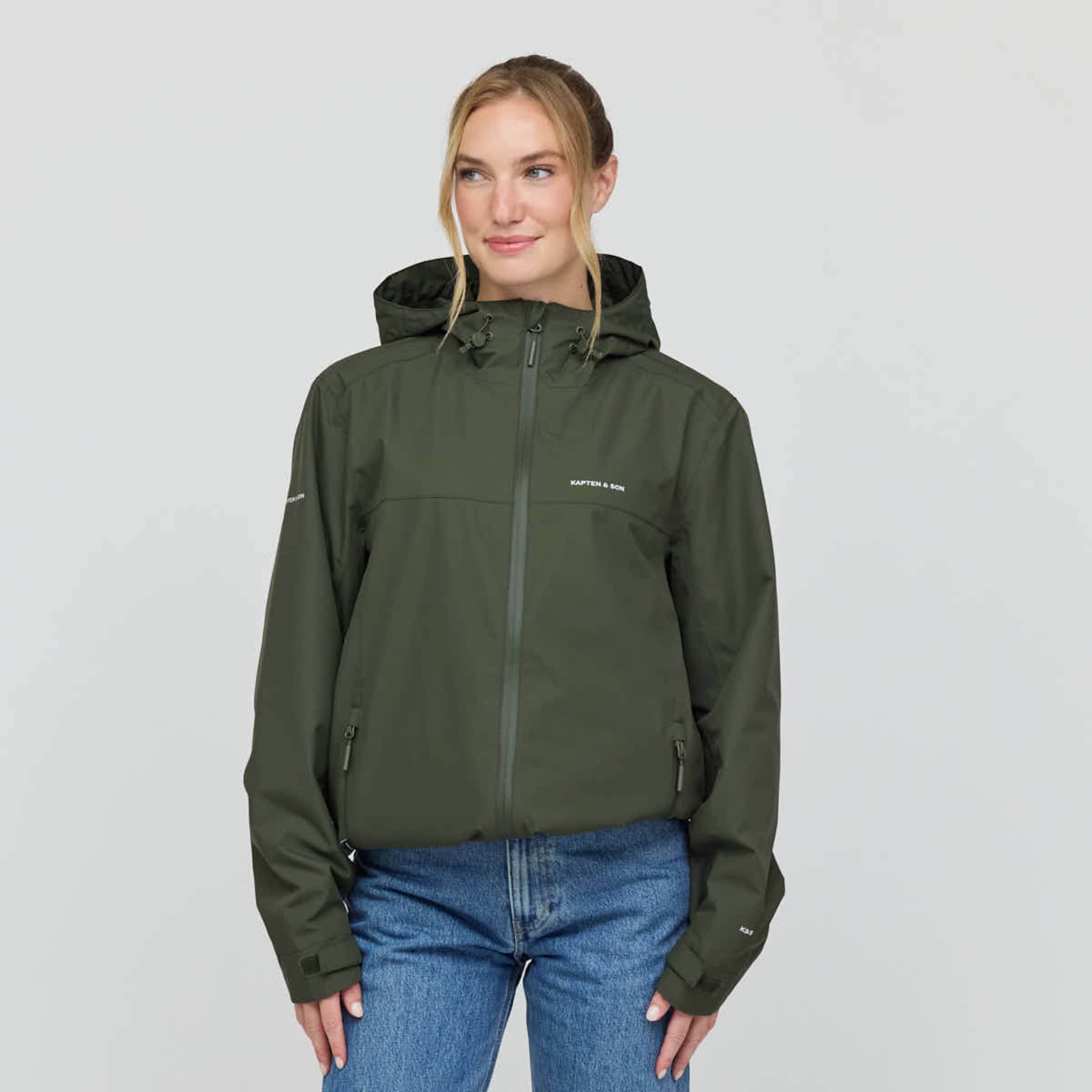 Puffer 3in1 Rain Jacket Olive