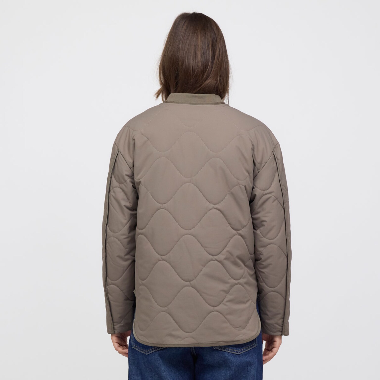 Reversible Bomber Puffer Jacket, Reversible Bomber Puffer Jacket Taupe/Fleece Taupe, Bild 6 von 13