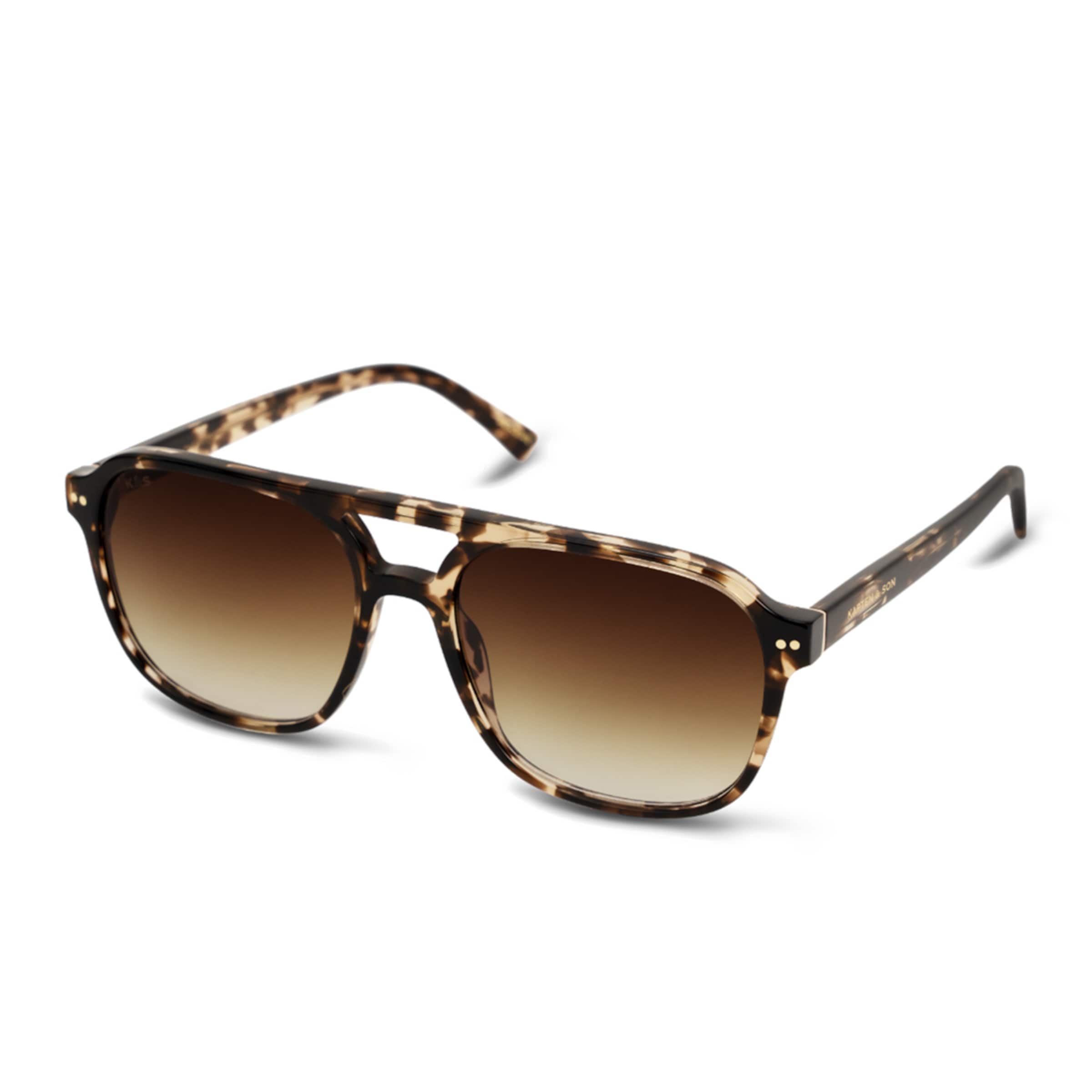 Zurich Oversize Crystal Tortoise Brown