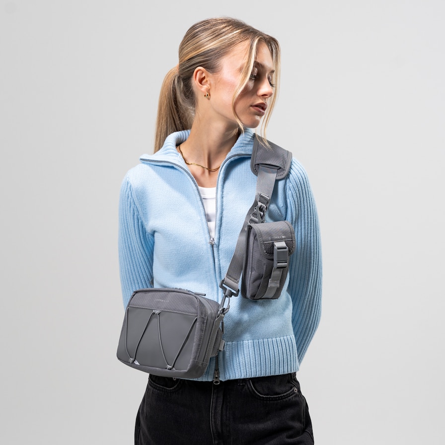 Banff Chest Bag, Banff Crossbody Stone Grey, Grijs, Afbeelding 3 van 10