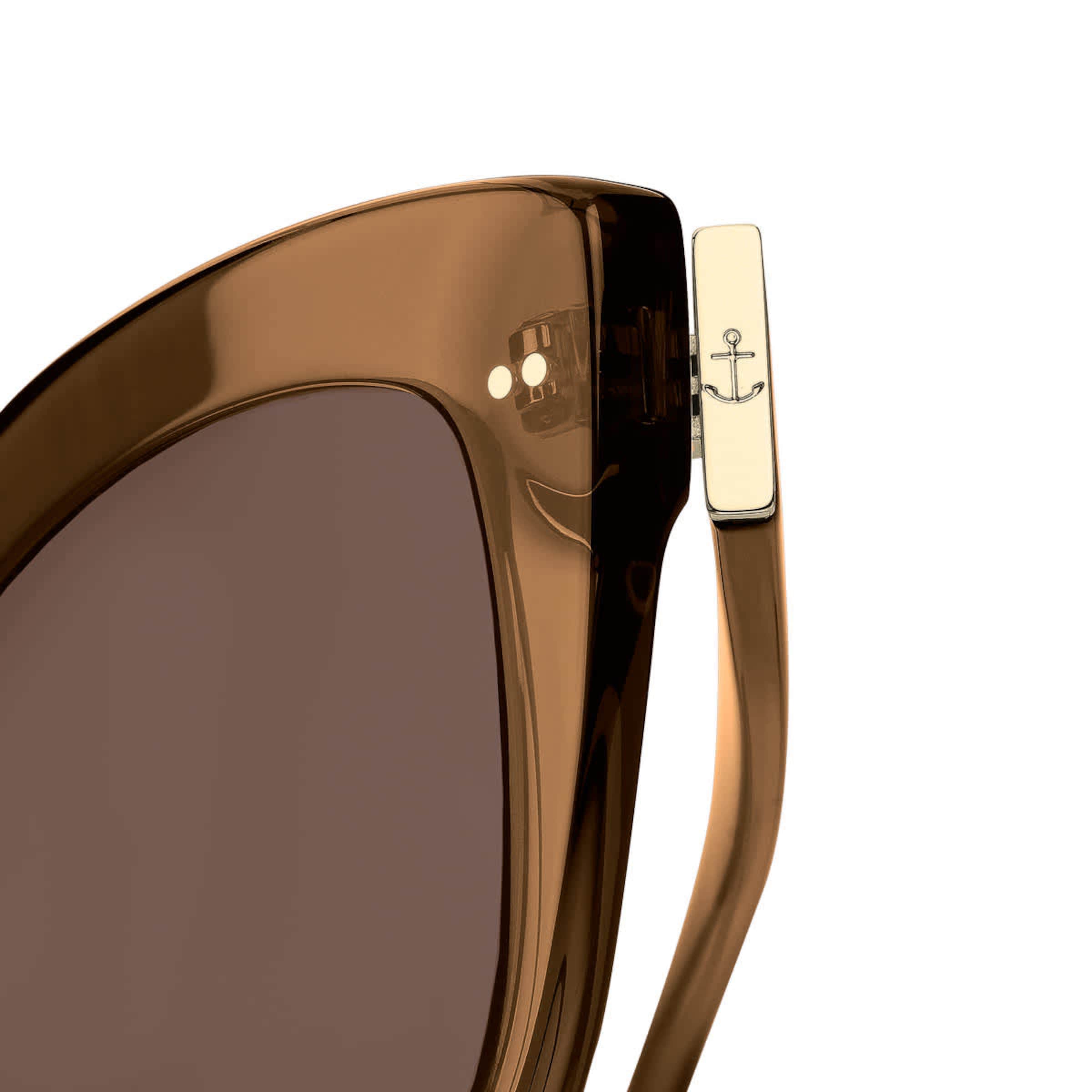 Sofia Transparent Caramel Brown