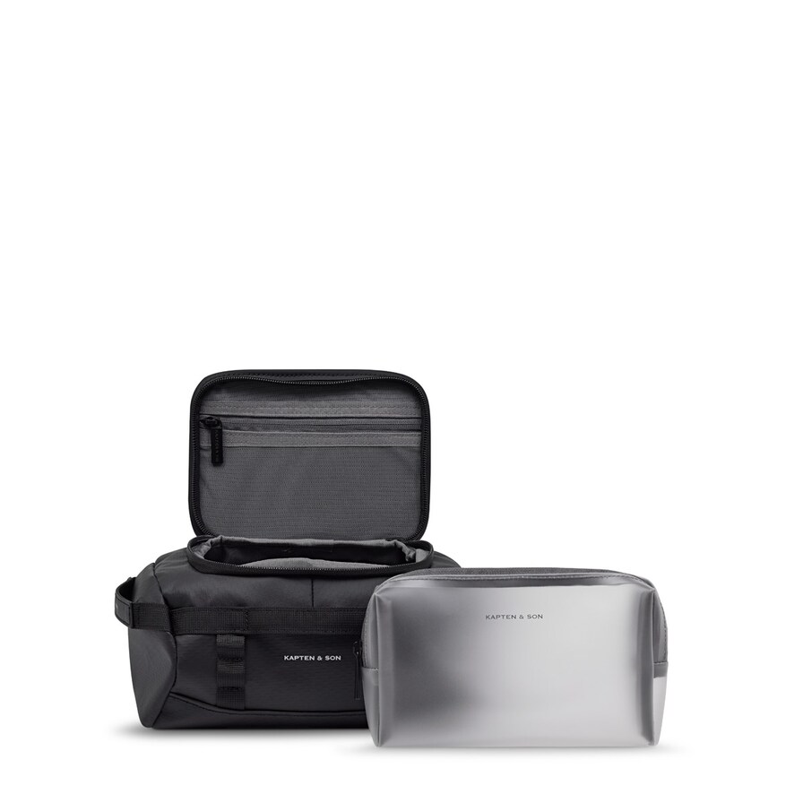 Lisbon Duffle Washbag, Lisbon Duffle Washbag All Black, Zwart, Afbeelding 3 van 4