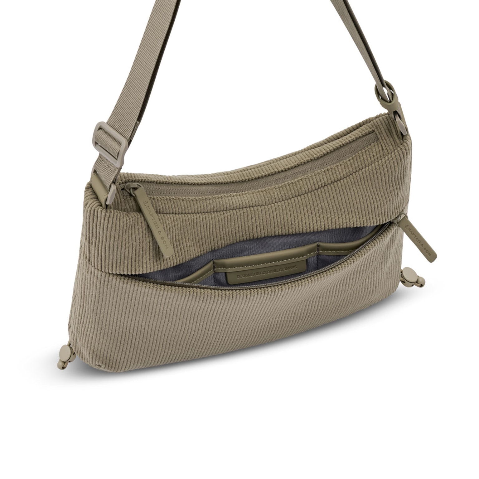 Skara Small, Skara Small Cord Dusty Khaki, Dusty Khaki, Afbeelding 8 van 10
