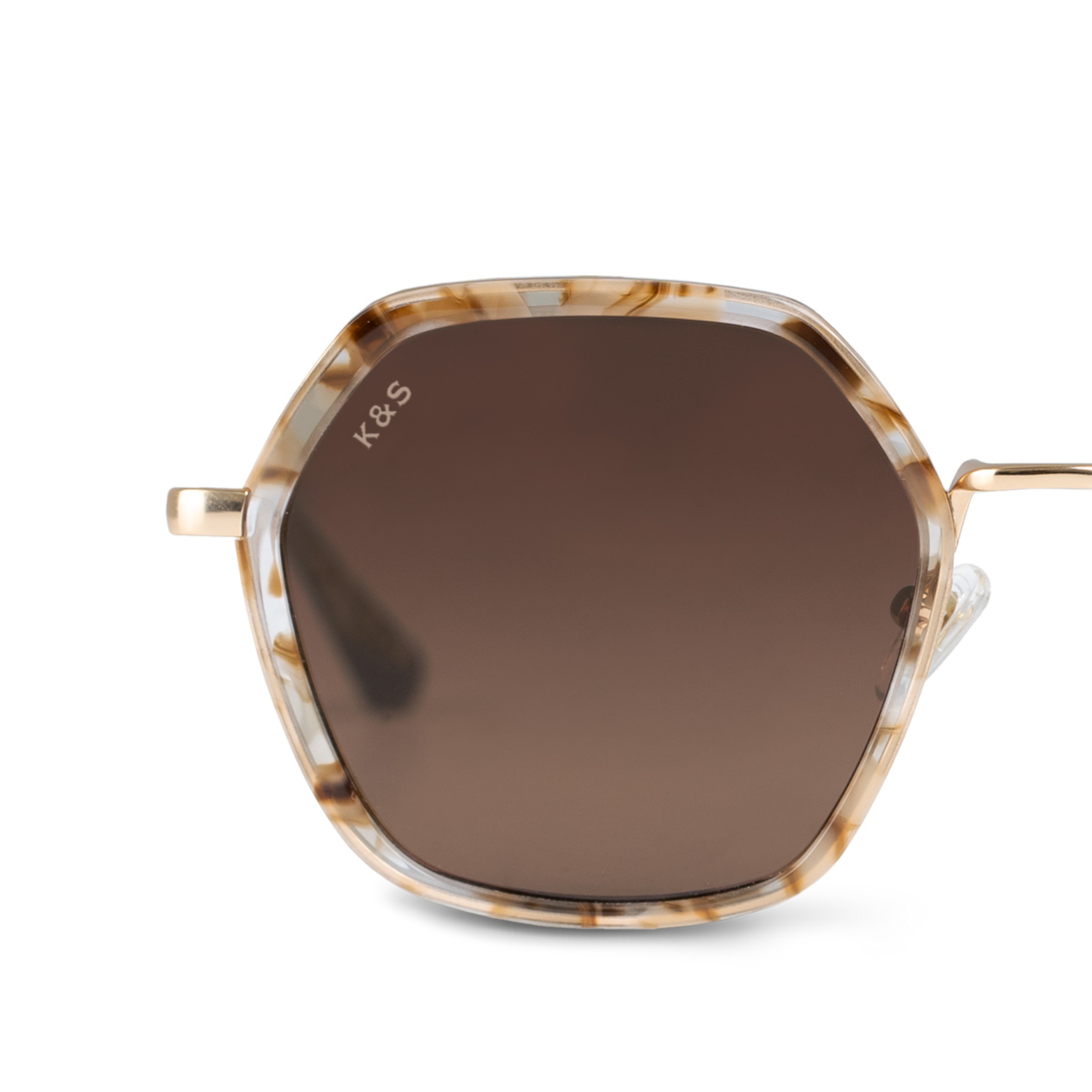 Geselecteerd, Amsterdam Edge, Amsterdam Edge Toffee Tortoise Brown, Oyster (Uitverkocht)