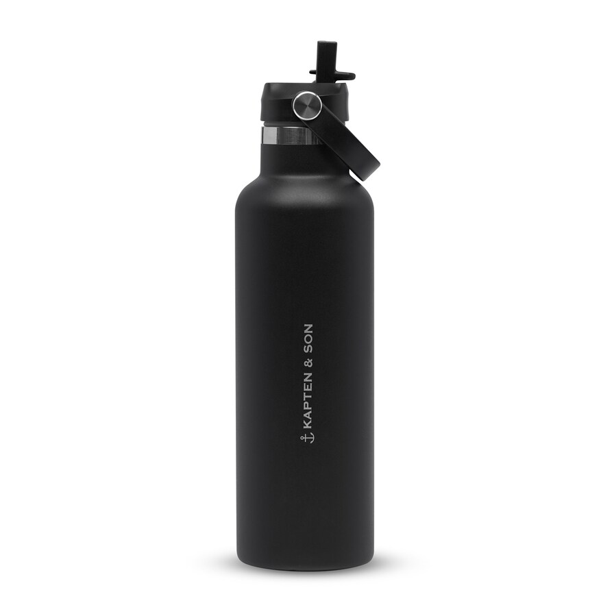 Water Bottle, Water Bottle Quick-Access Cap Noir, Image 3 sur 3