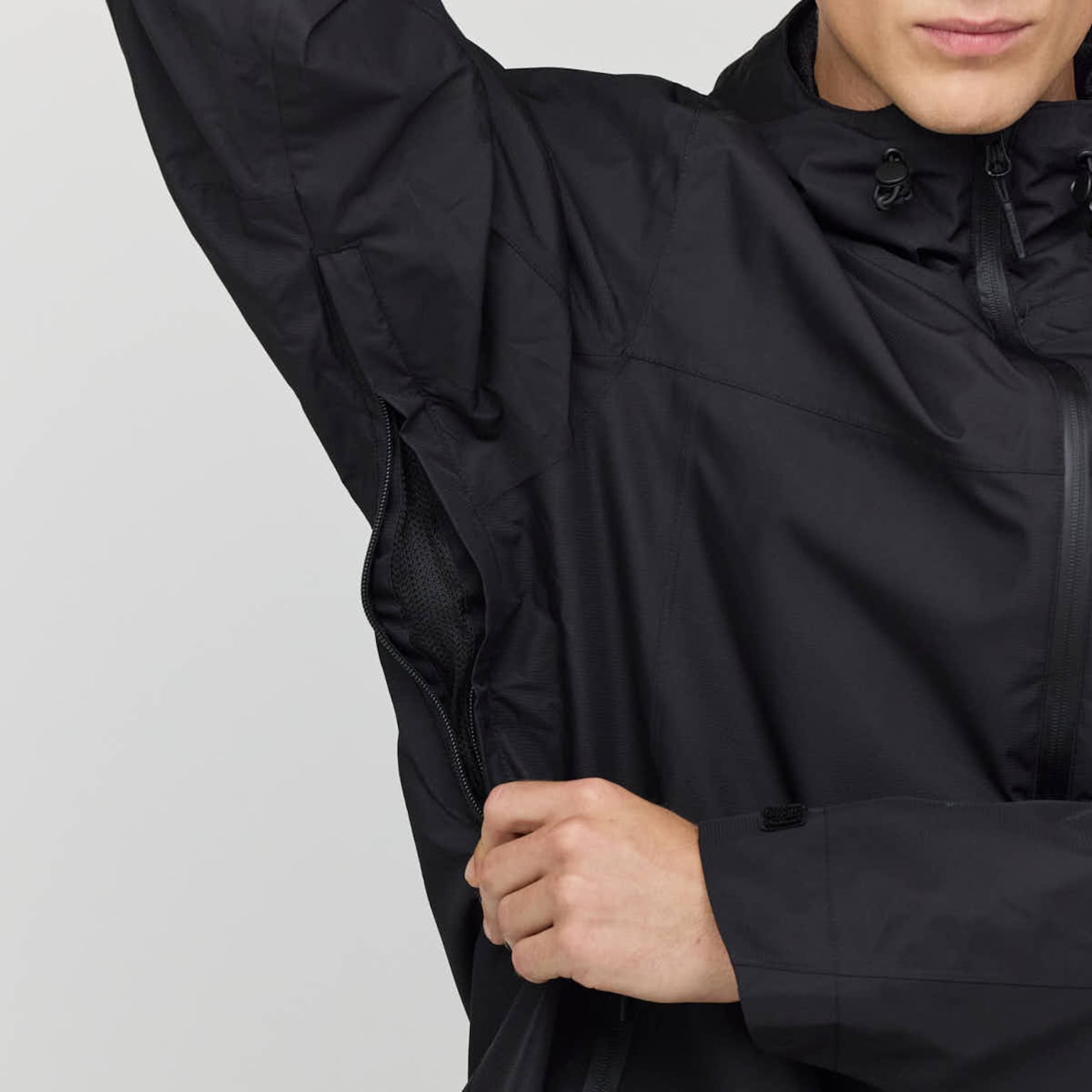 Heavy Rain Jacket, Heavy Rain Jacket All Black, Zwart, Afbeelding 6 van 9