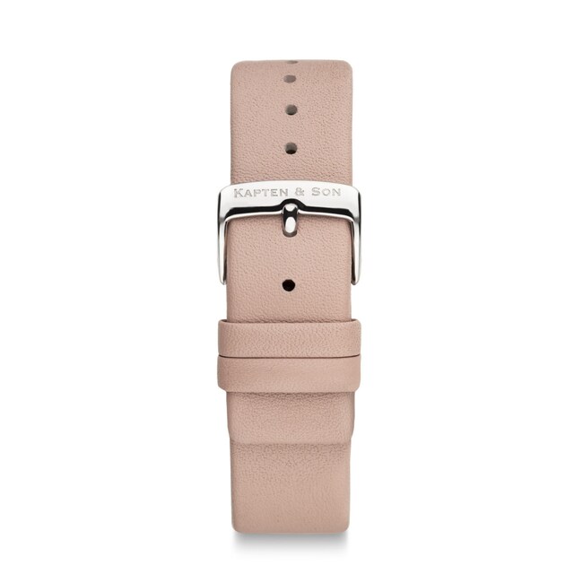 Leather Strap Cherry Blossom Leather Silver