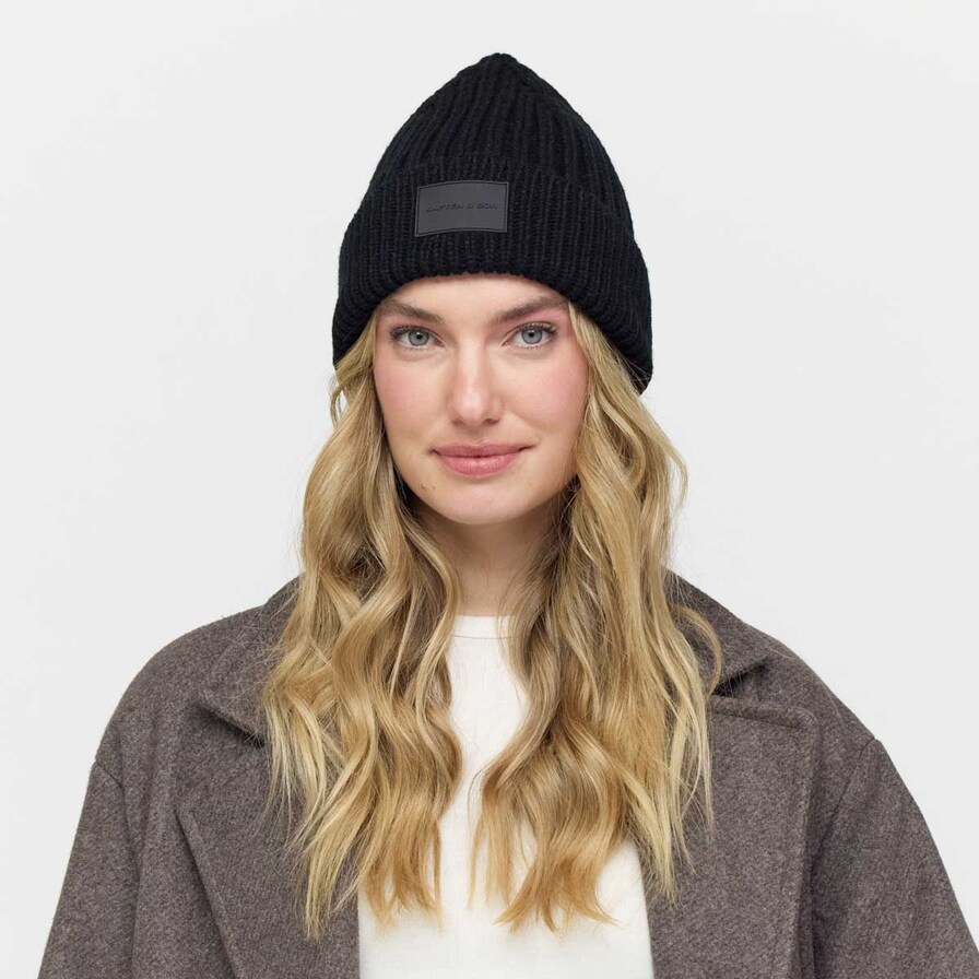 Beanie, Beanie All Black, Zwart, Afbeelding 2 van 4