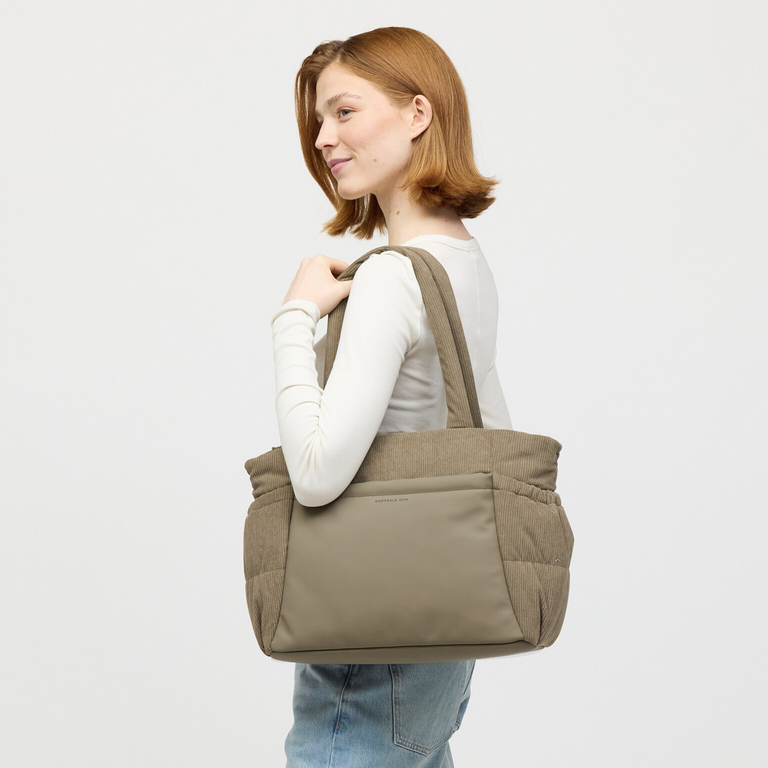 Hellvi Cloud Medium, Hellvi Cloud Medium Cord Dusty Khaki, Dusty Khaki, Afbeelding 2 van 7