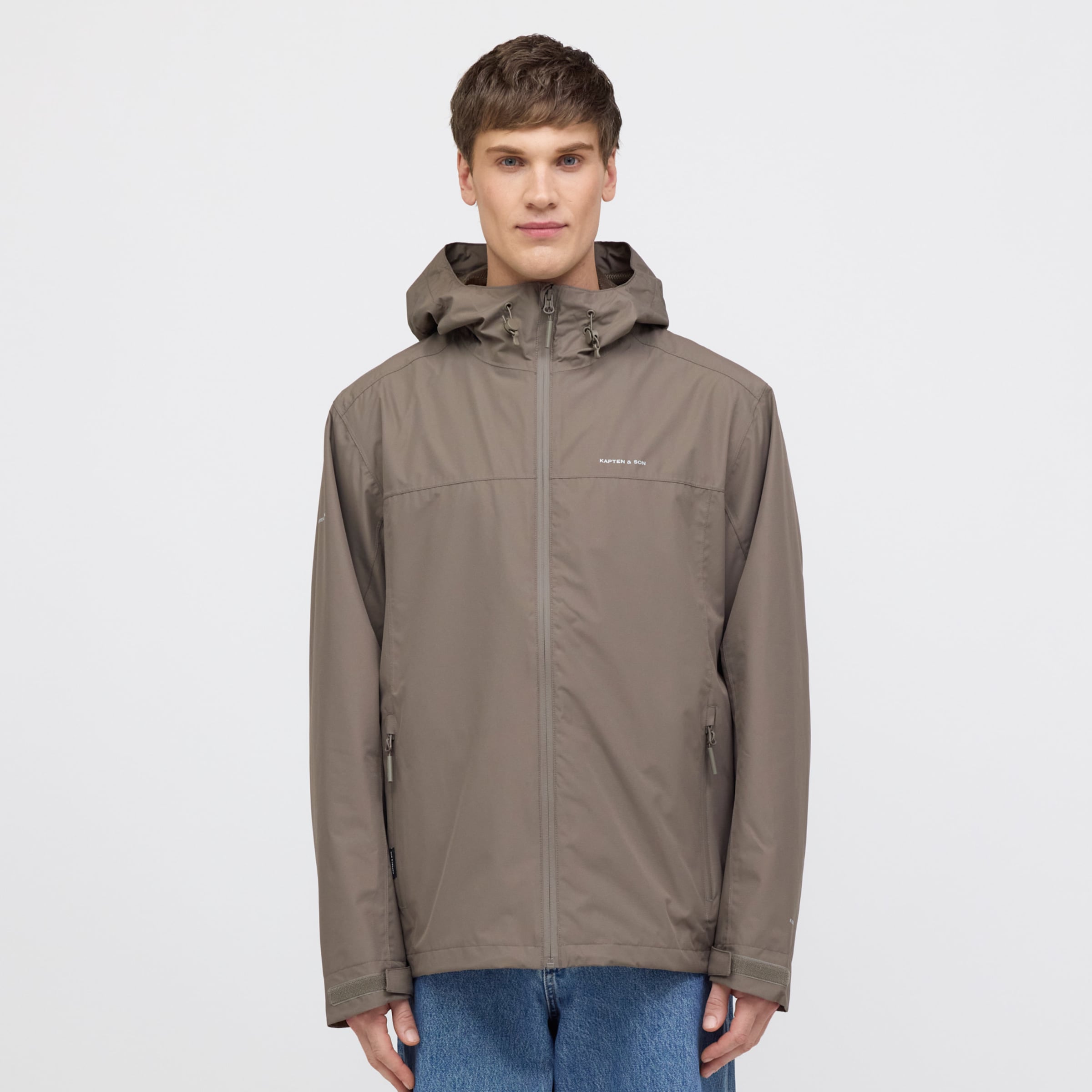 Puffer 3in1 Rain Jacket Taupe