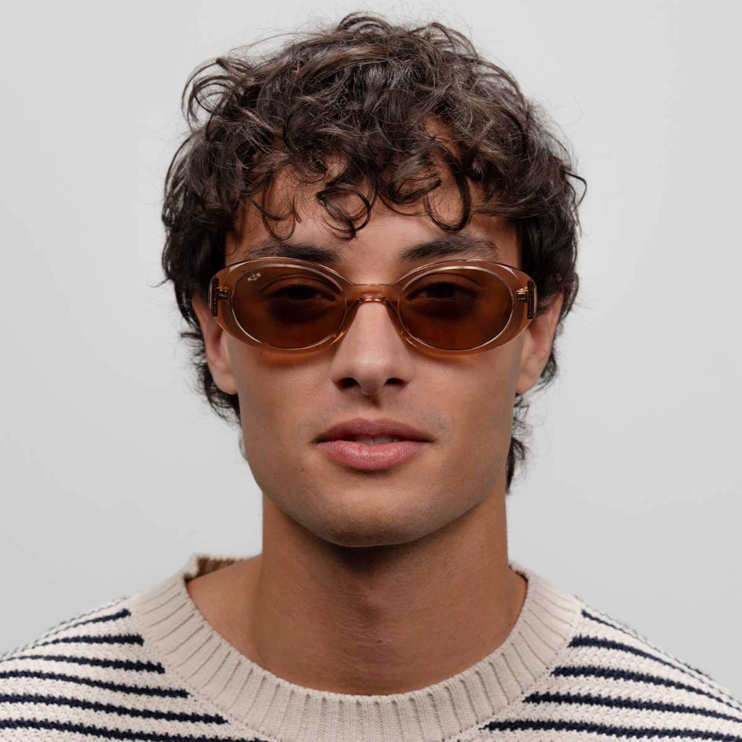 Milan Transparent Hazel Light Brown