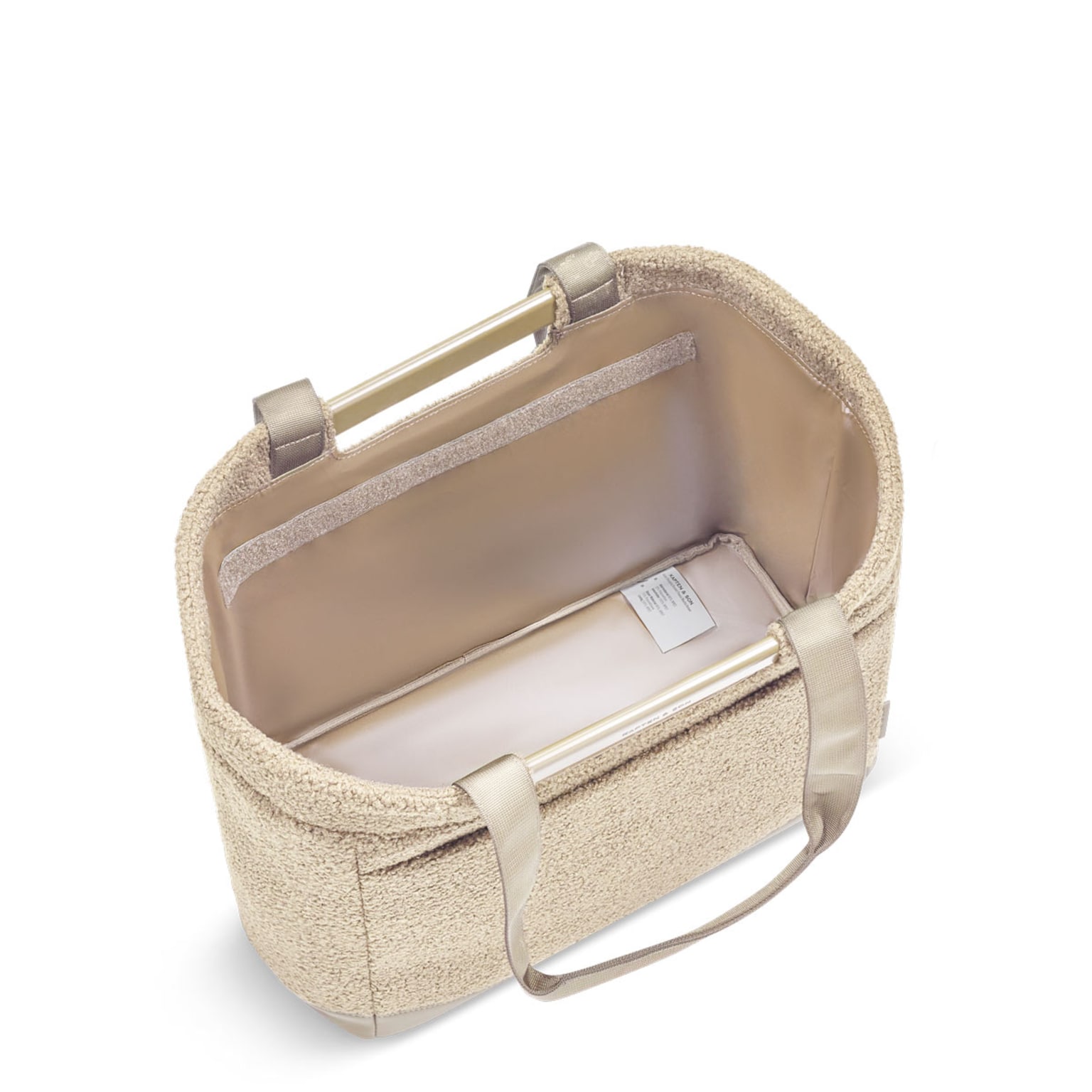 Vaasa Shopping Basket, Vaasa Shopping Basket Fleece Sandstone Sandstone, Bild 3 von 9