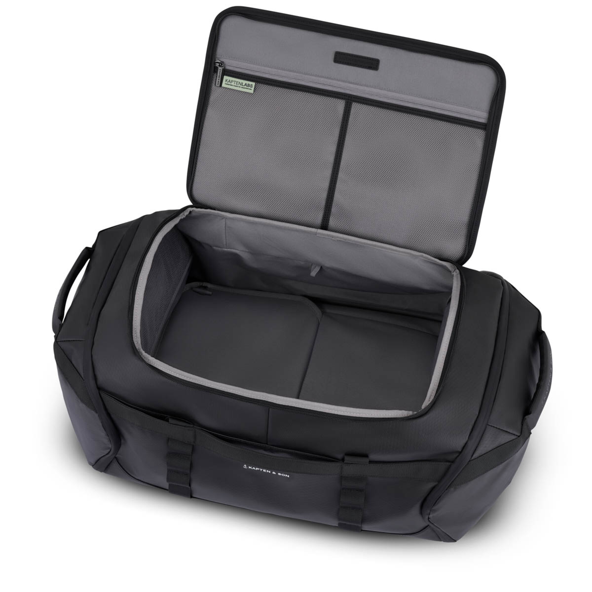 Lisbon Duffle Backpack Large All Black 