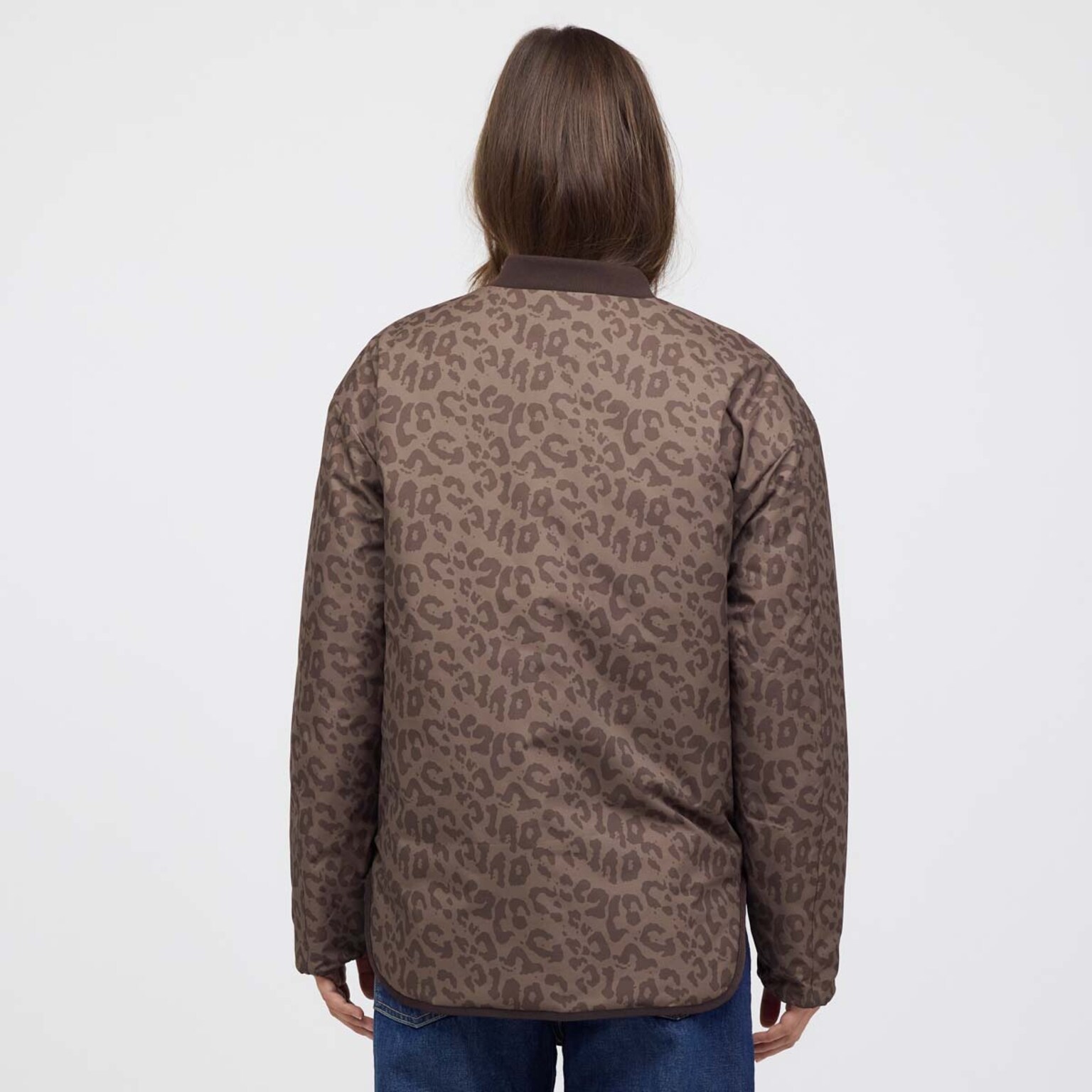 Reversible Bomber Puffer Jacket, Reversible Bomber Puffer Jacket Chocolate Brown/Leo Dunkelbraun, Bild 8 von 13