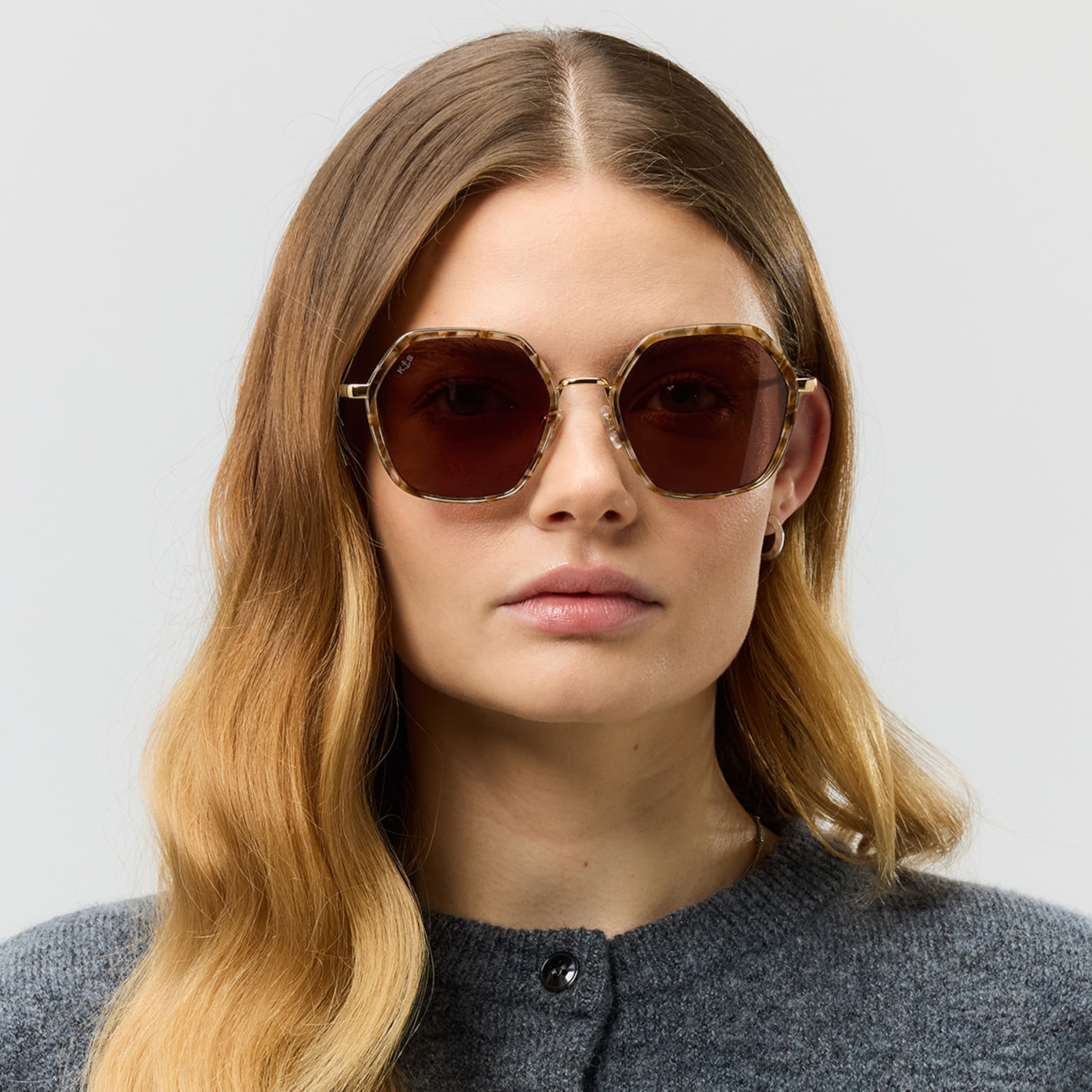 Amsterdam Edge Toffee Tortoise Brown