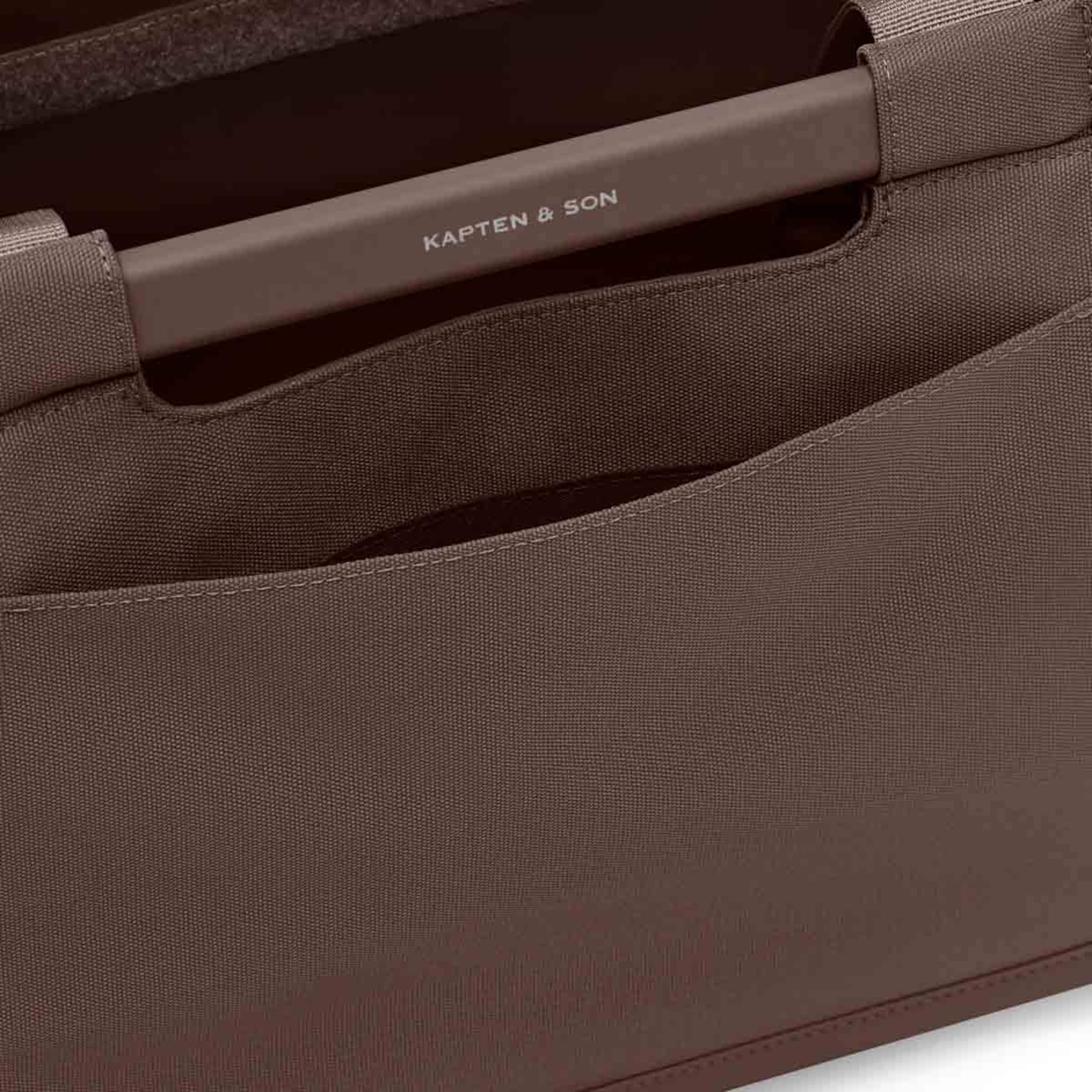 Vaasa Shopping Basket Chocolate Brown