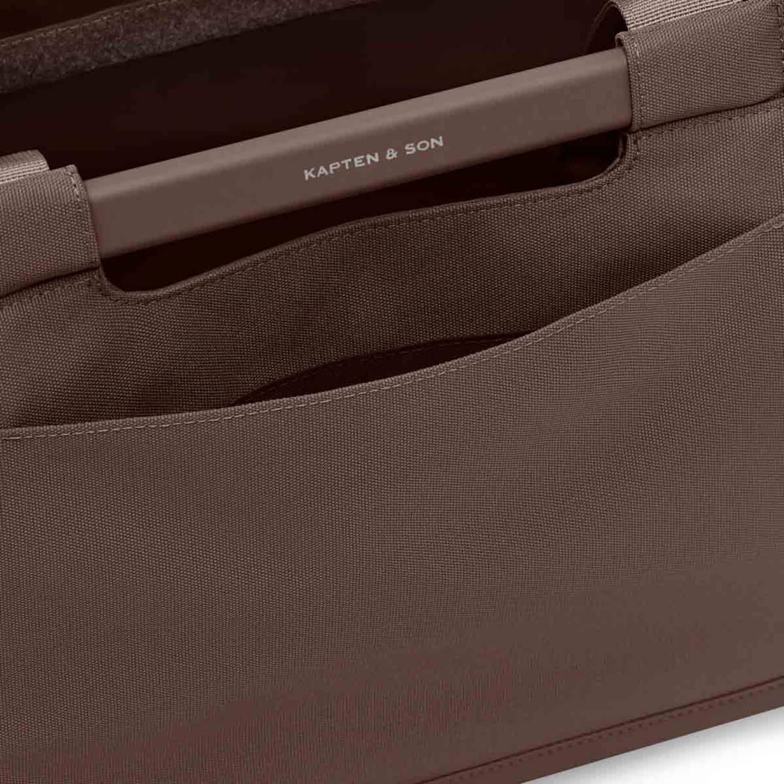 Vaasa Shopping Basket, Vaasa Shopping Basket Chocolate Brown, Chocolate Brown, Image 9 of 11