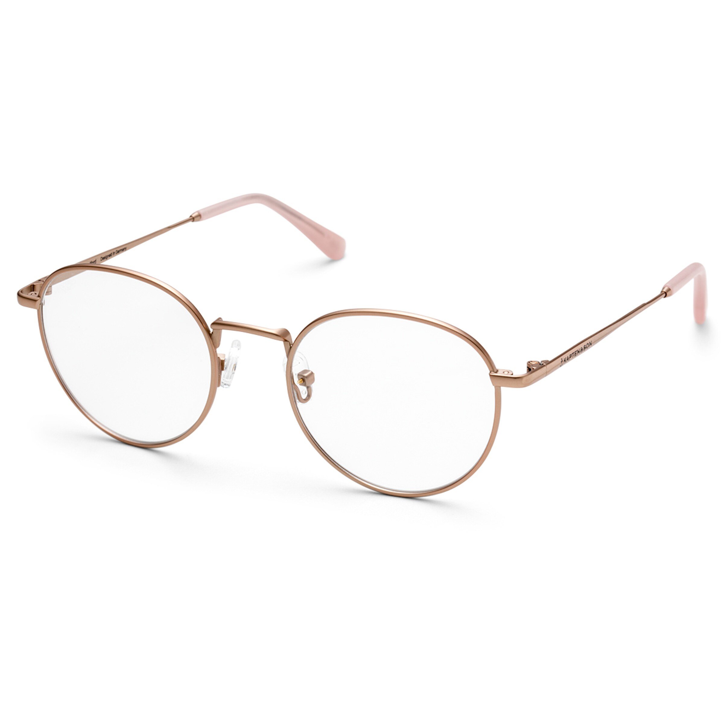 Kpten & Son London Small Matt Rose Gold mit Sehstärke