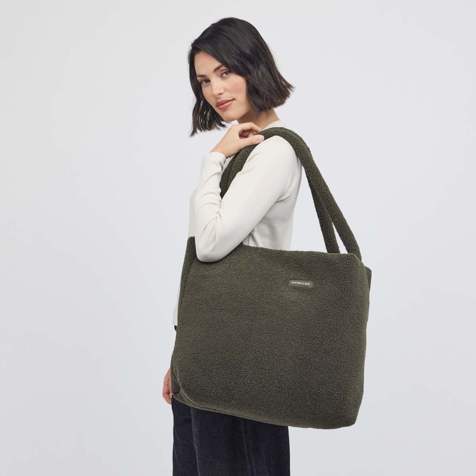 Norva 2in1 Shopper, Norva 2in1 Shopper Fleece Khaki Khaki, Bild 2 von 8