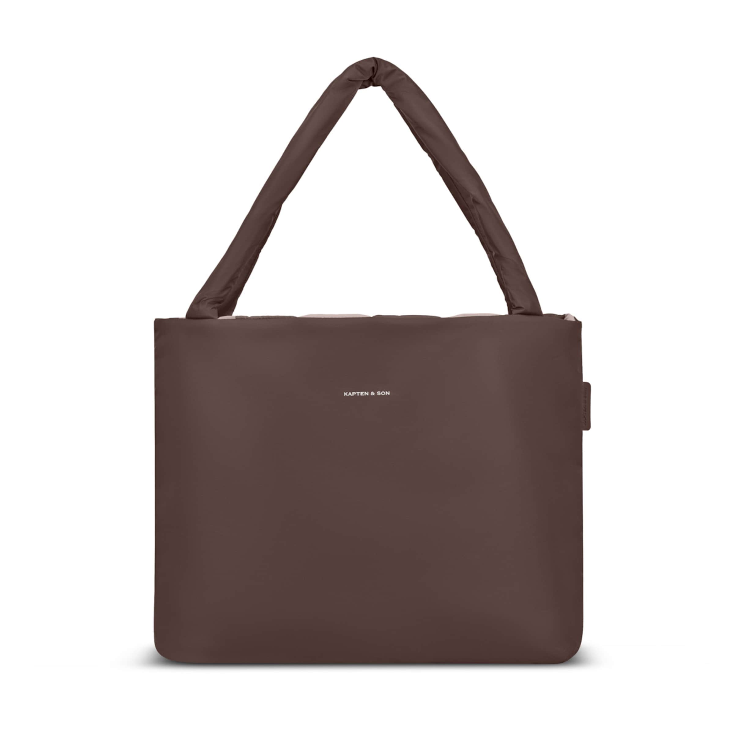 Norva 2in1 Shopper Chocolate Brown/Striped