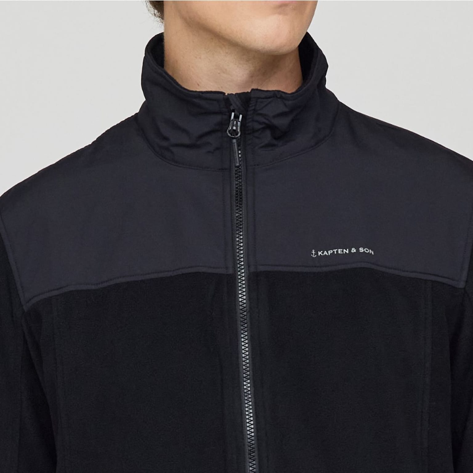 Light Fleece Jacket, Light Fleece Jacket All Black, Zwart, Afbeelding 5 van 9